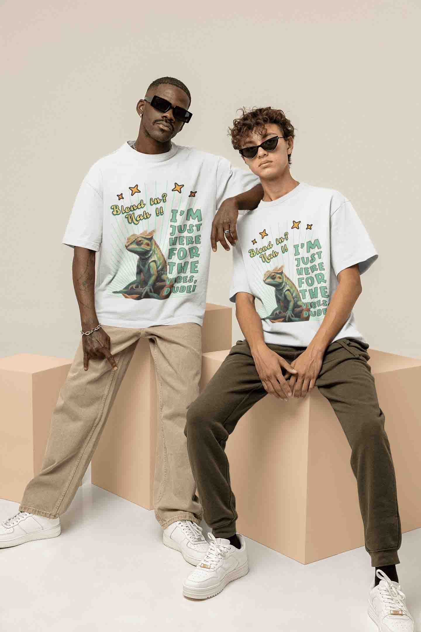 Blend In? Nah!! Oversized T-Shirt | The OddBall Wagon