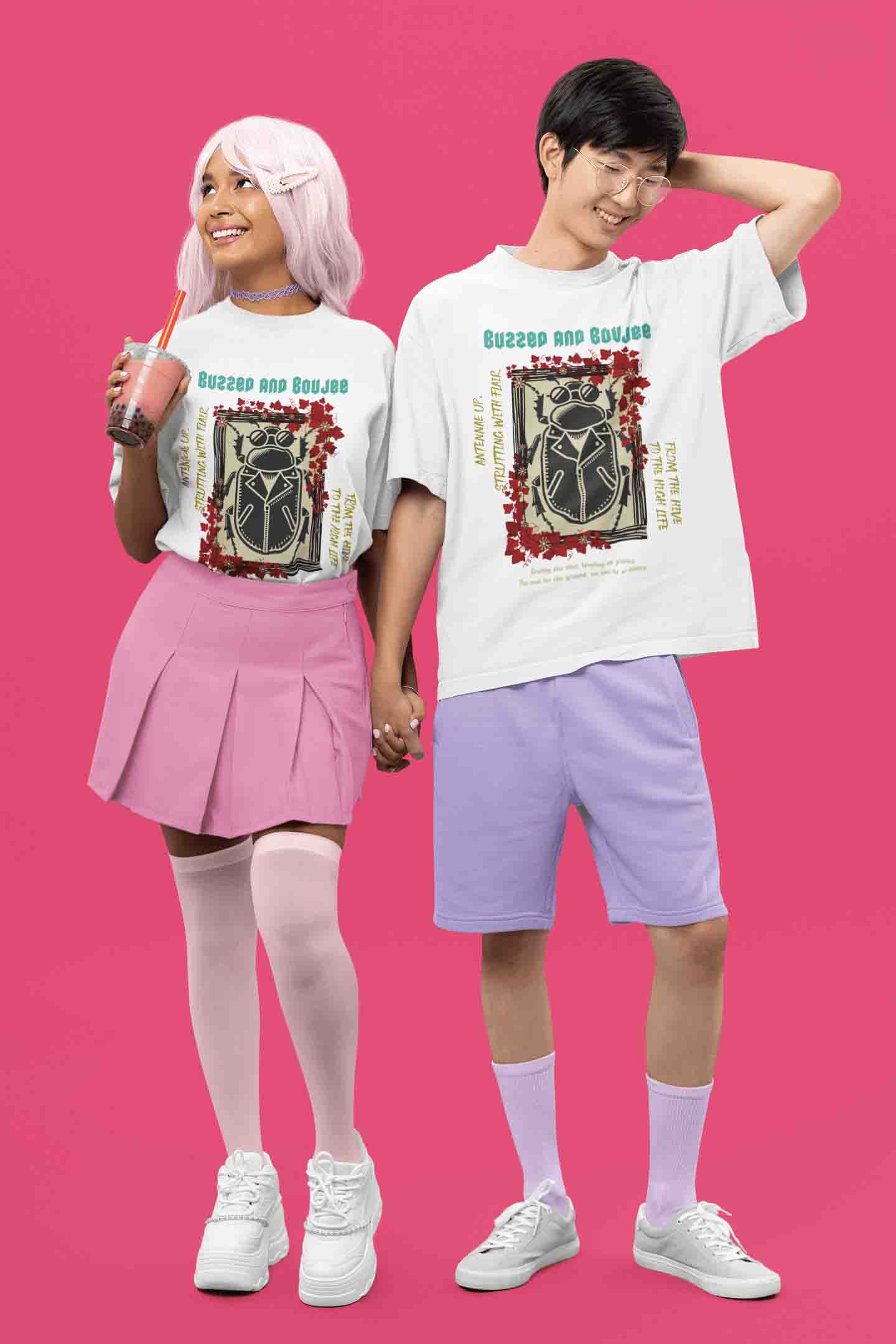 Buzzed and Boujee Oversized T-Shirt | The OddBall Wagon image 4