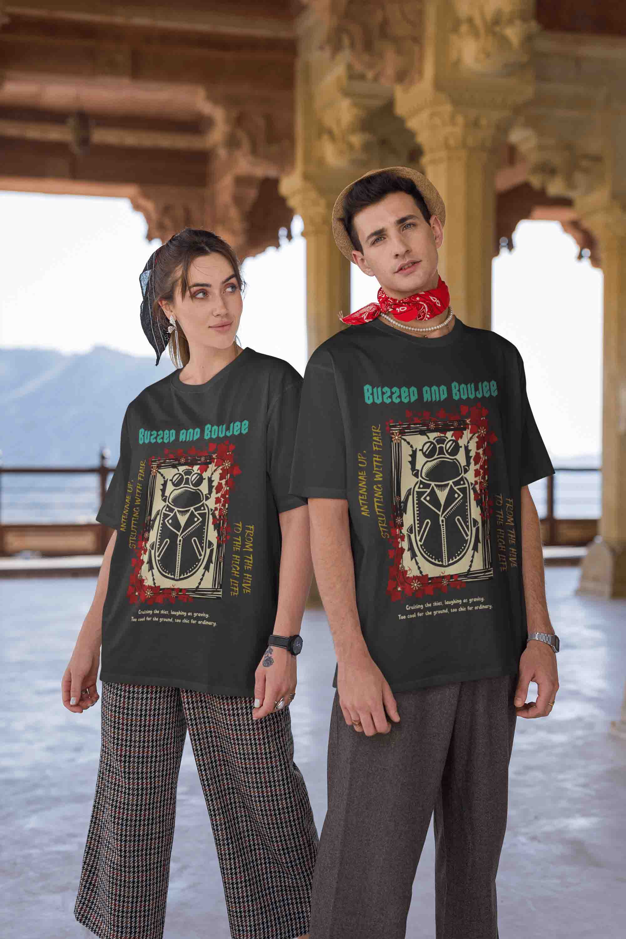 Buzzed and Boujee Oversized T-Shirt | The OddBall Wagon image 2