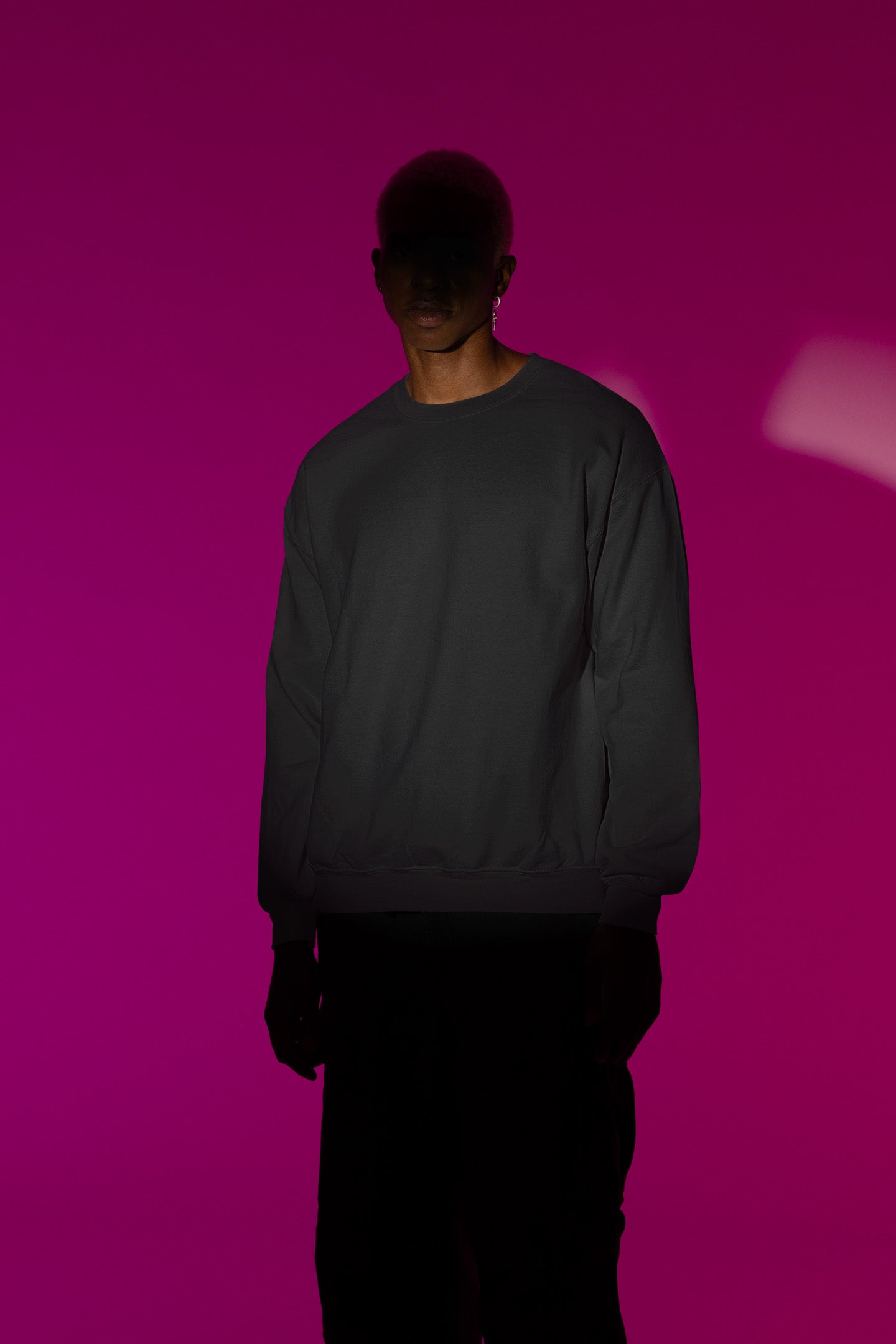 Classic Men's Black Sweatshirt | The OddBall Wagon image 2