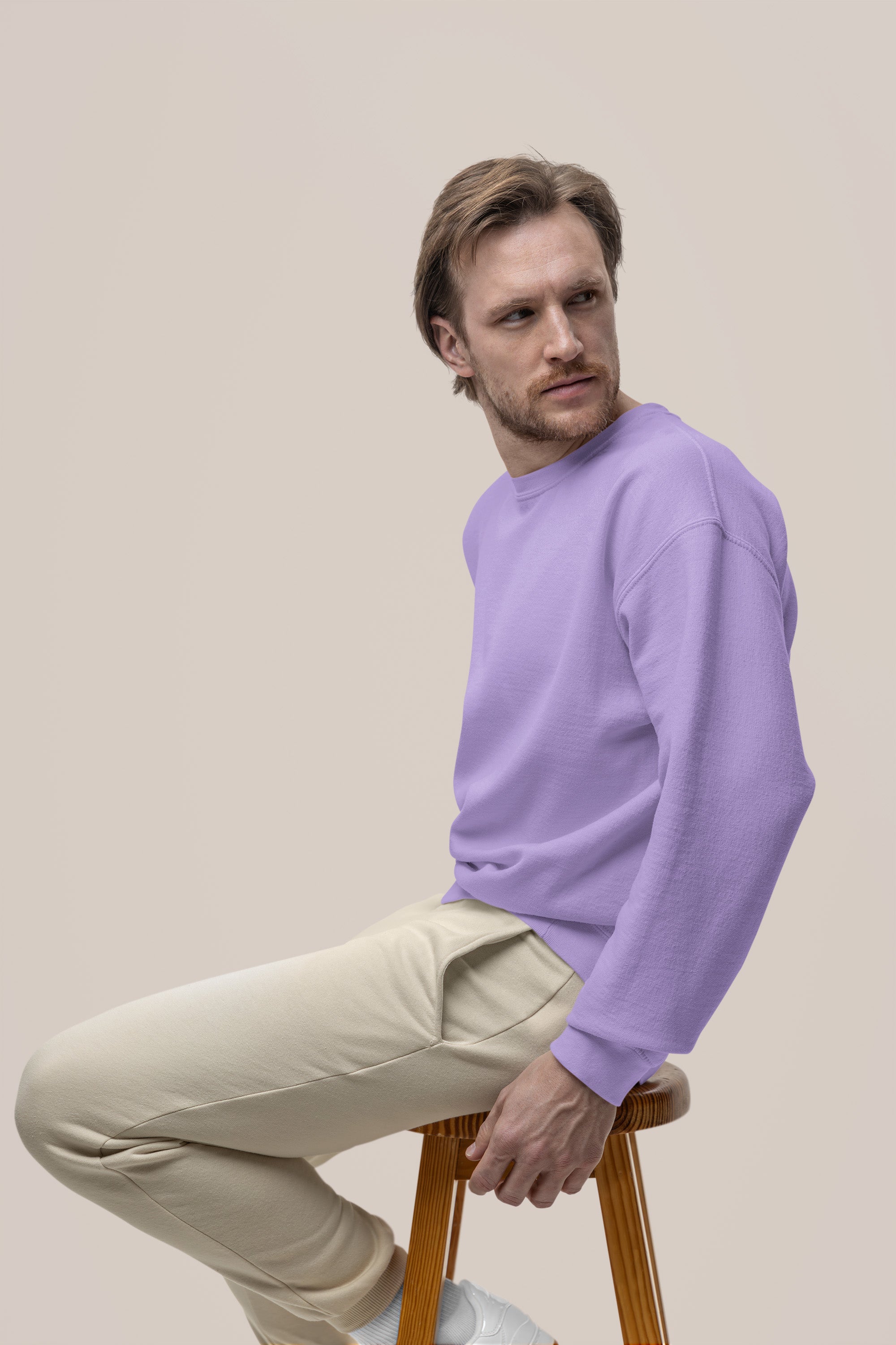 Classic Men's Iris Lavendar Sweatshirt | The OddBall Wagon image 4