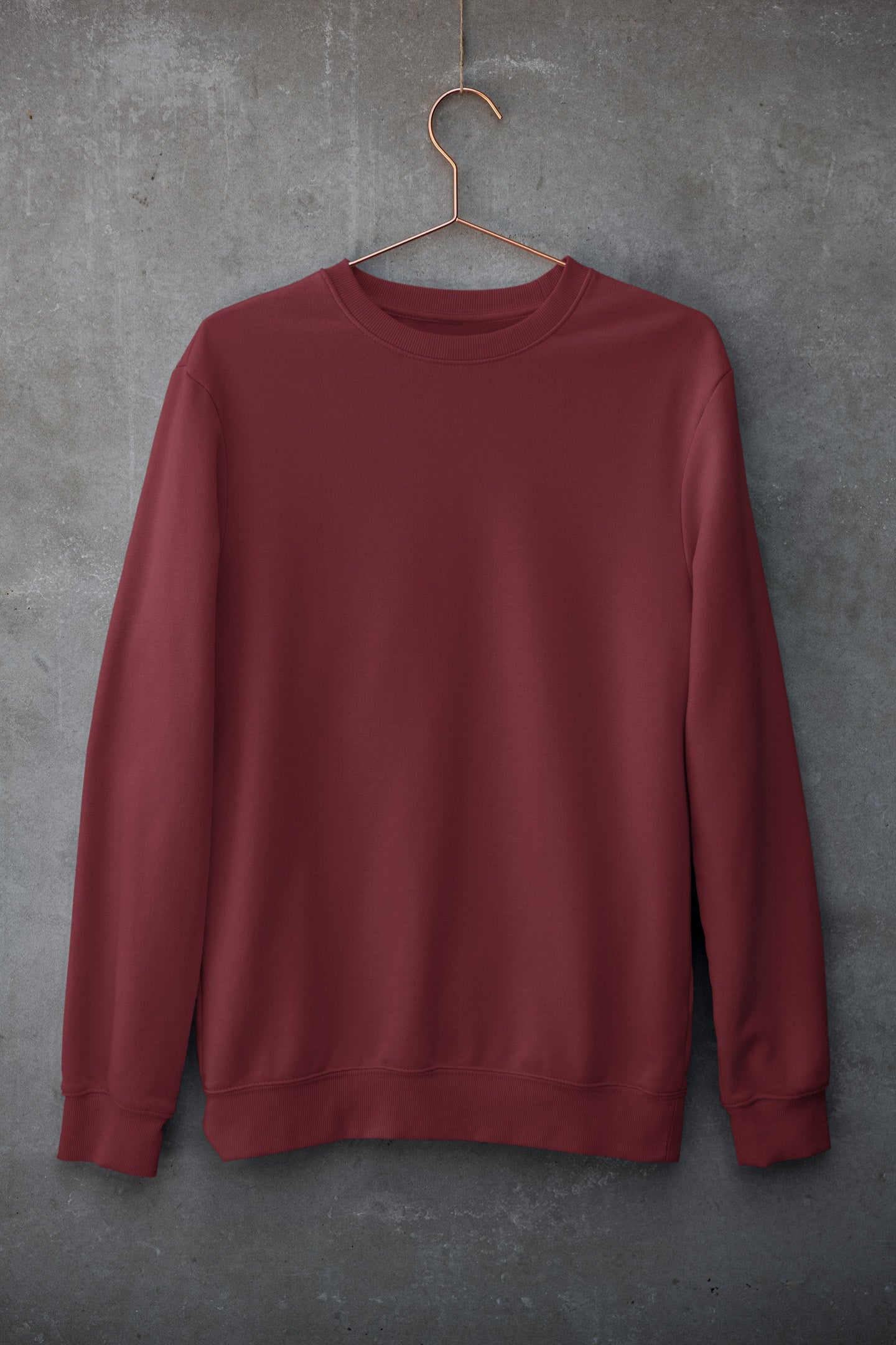 Classic Men's Maroon Sweatshirt | The OddBall Wagon image 5
