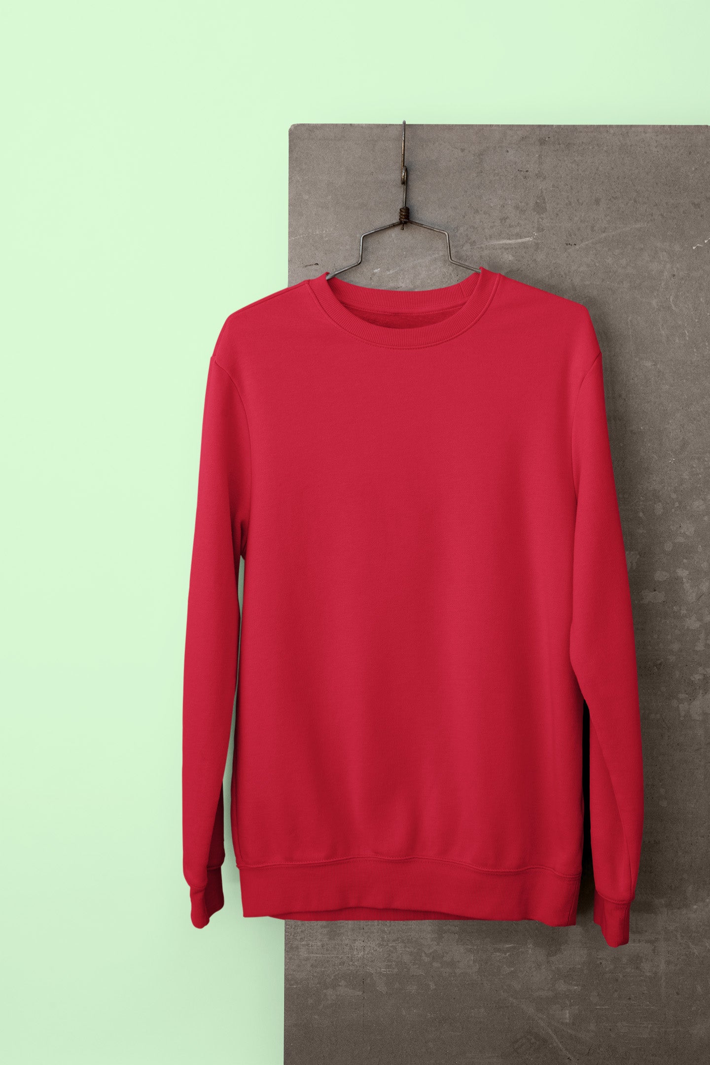 Classic Men's Red Sweatshirt | The OddBall Wagon image 5