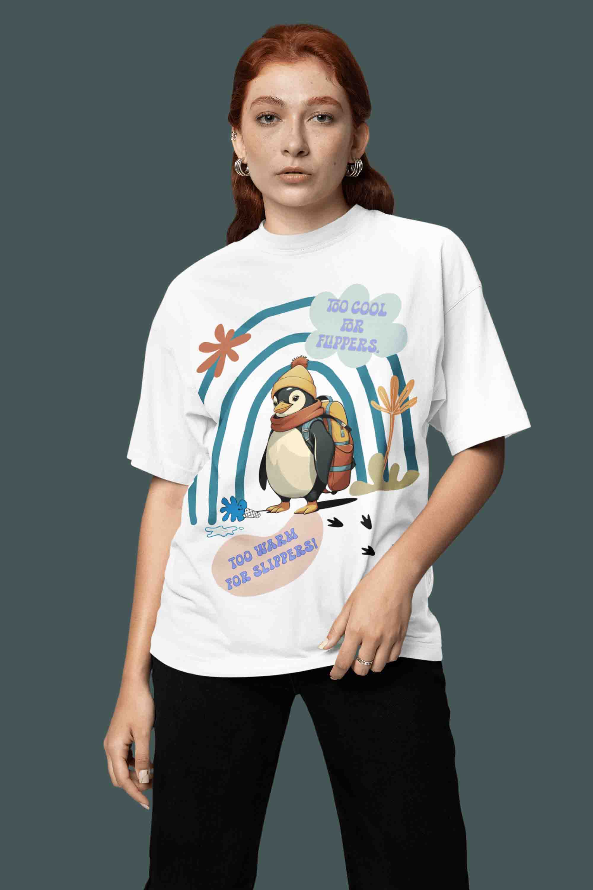 Cool Penguin Adventure T-Shirt | The OddBall Wagon image 4