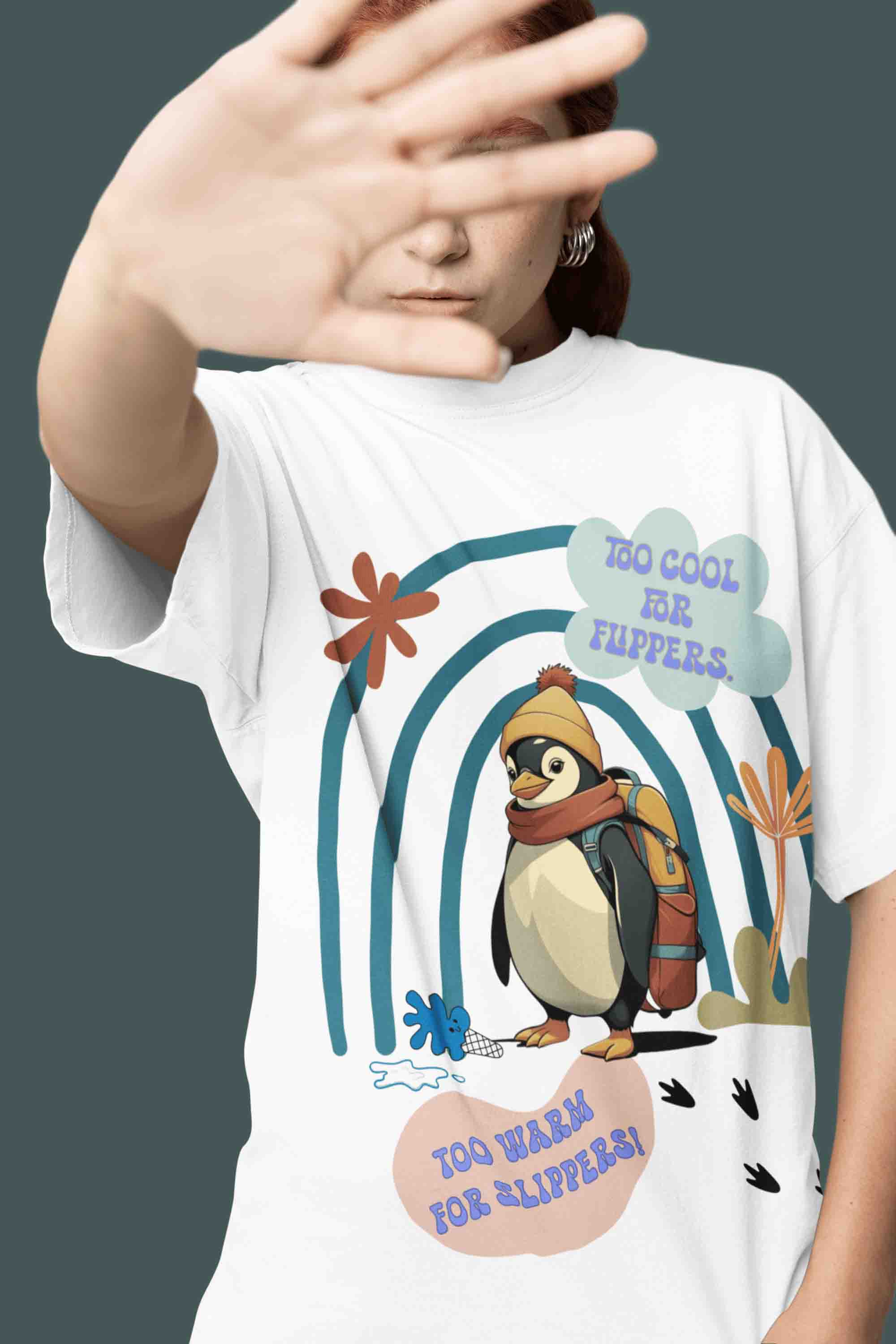 Cool Penguin Adventure T-Shirt | The OddBall Wagon image 5