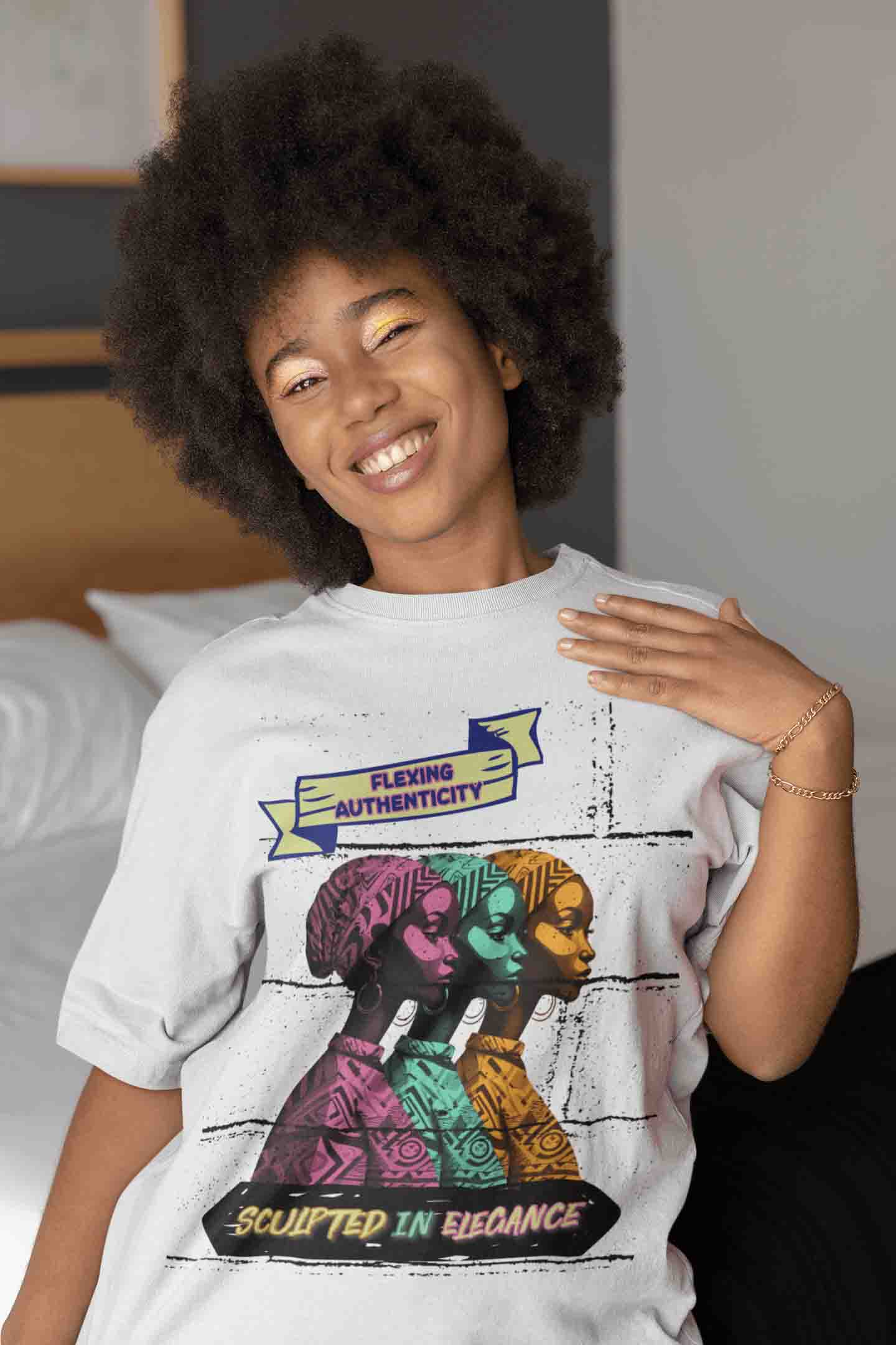 Flexing Authenticity Oversized T-Shirt | The OddBall Wagon image 2