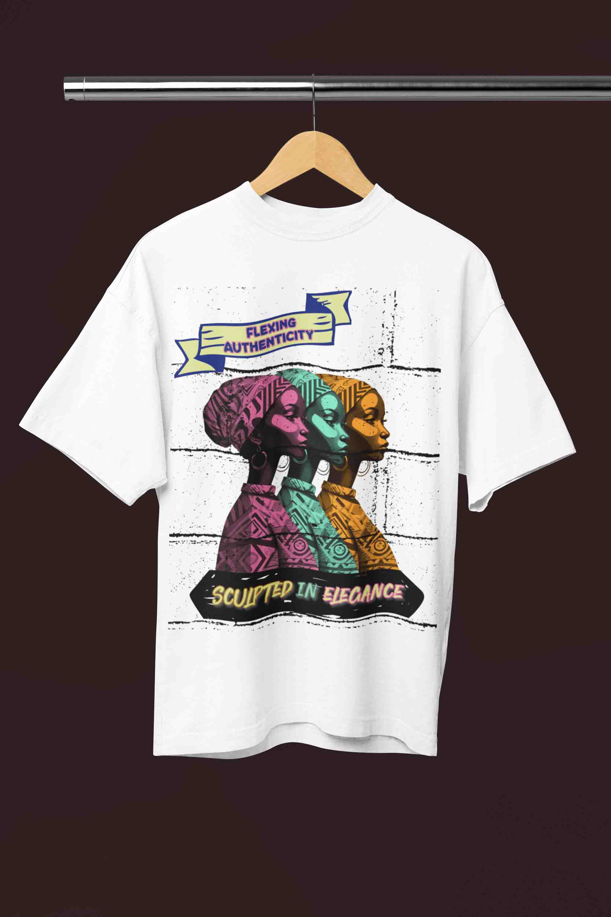 Flexing Authenticity Oversized T-Shirt | The OddBall Wagon image 8