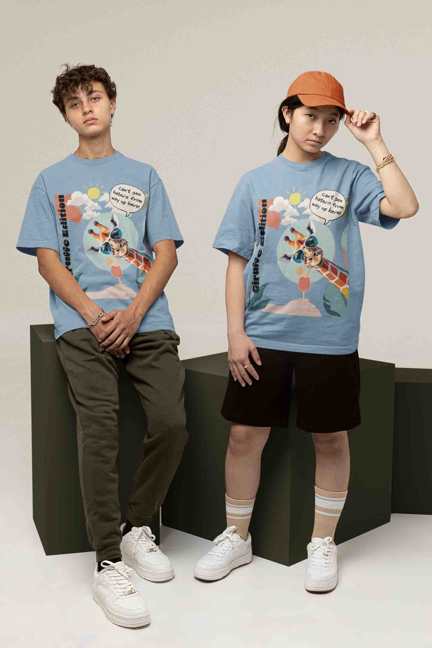 Giraffe Edition Oversized T-Shirt | The OddBall Wagon image 2