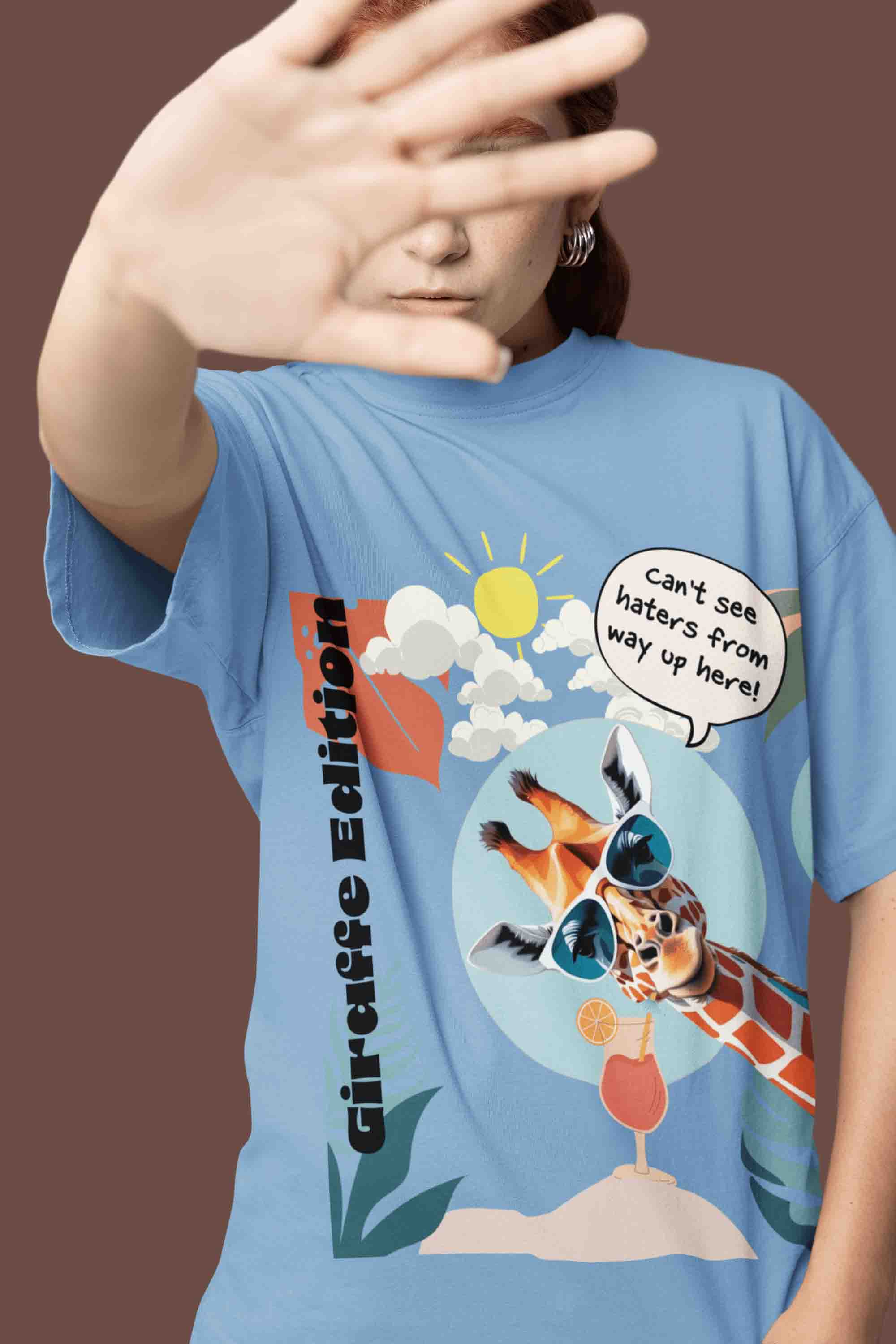 Giraffe Edition Oversized T-Shirt | The OddBall Wagon image 6