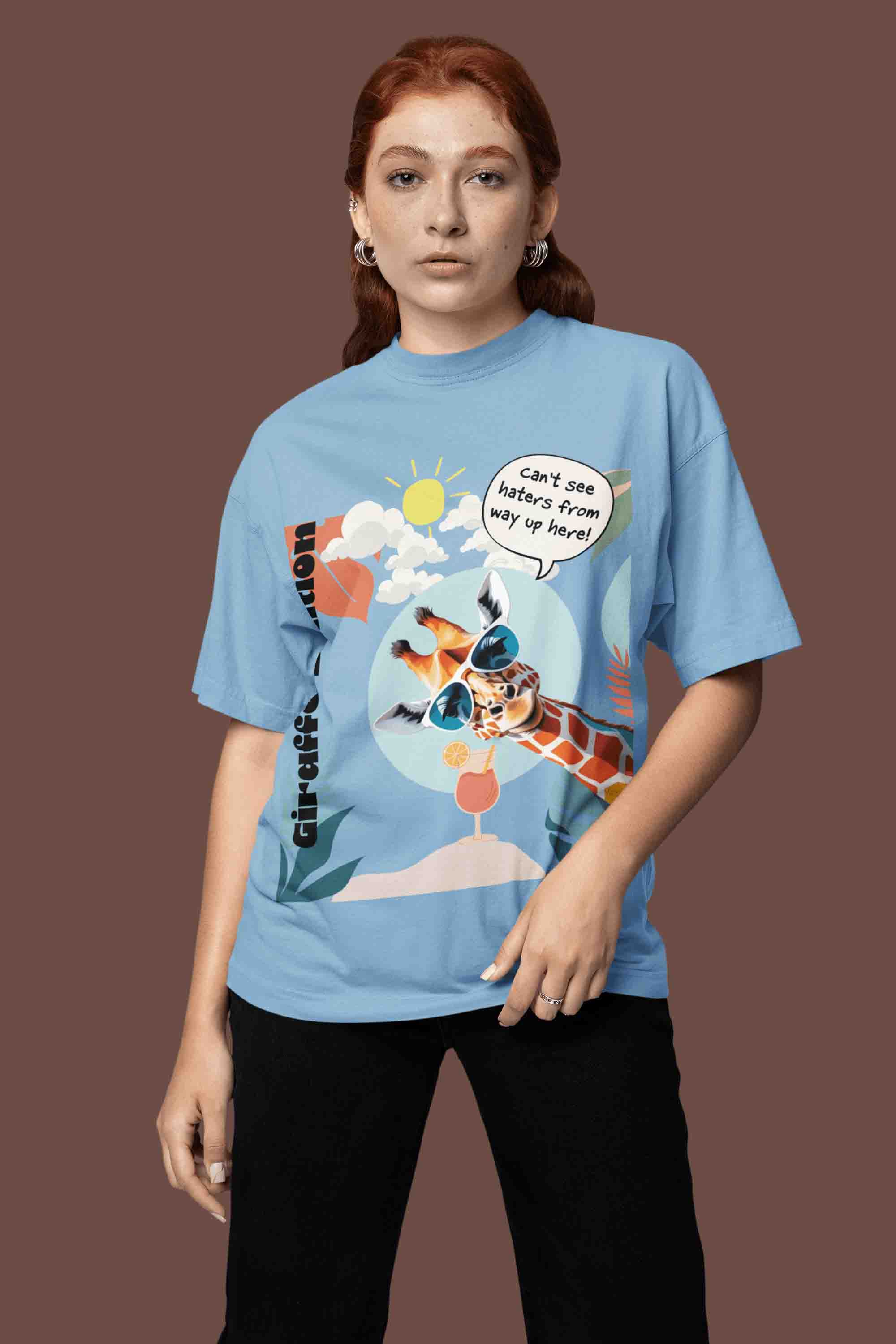 Giraffe Edition Oversized T-Shirt | The OddBall Wagon image 7