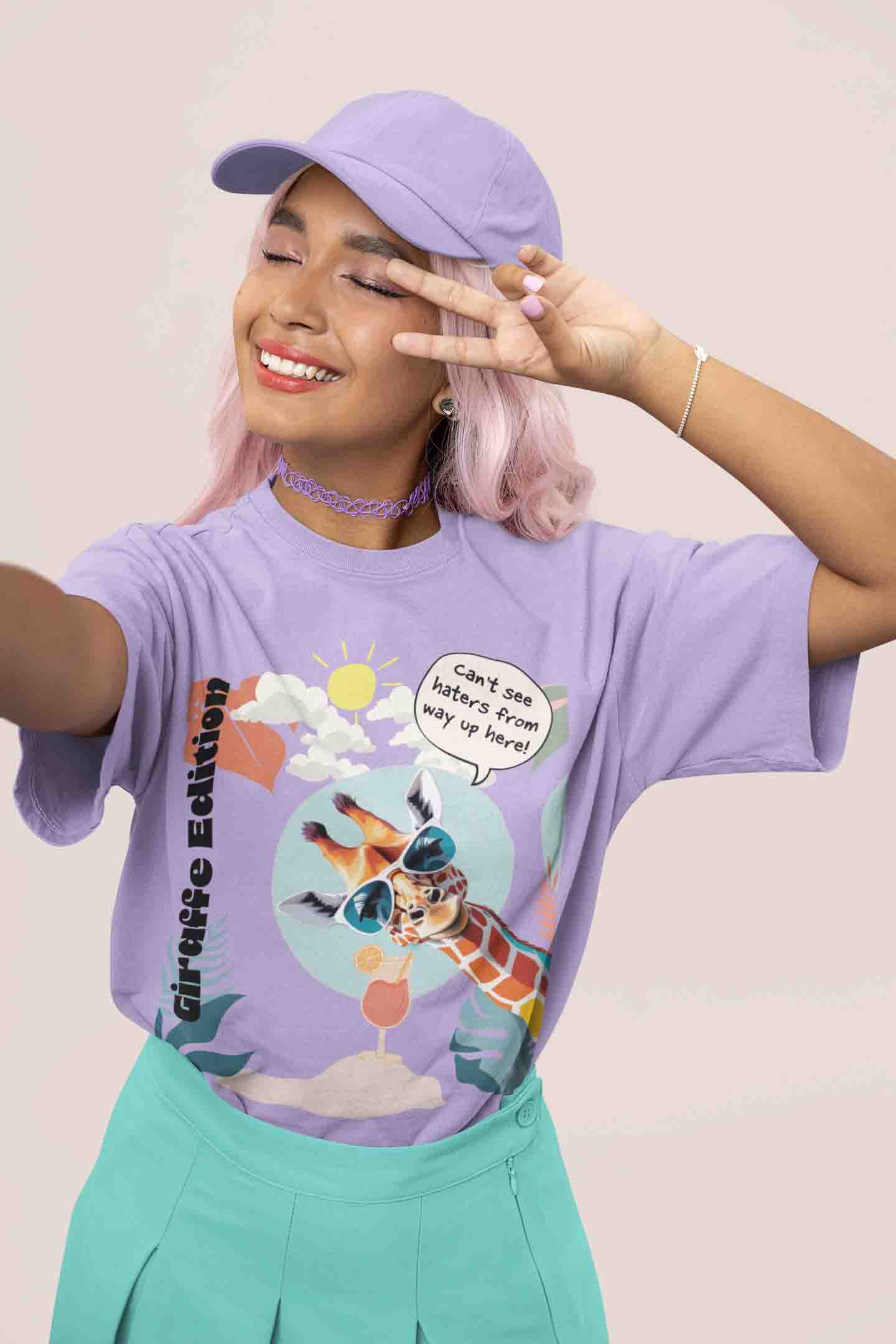 Giraffe Edition Oversized T-Shirt | The OddBall Wagon