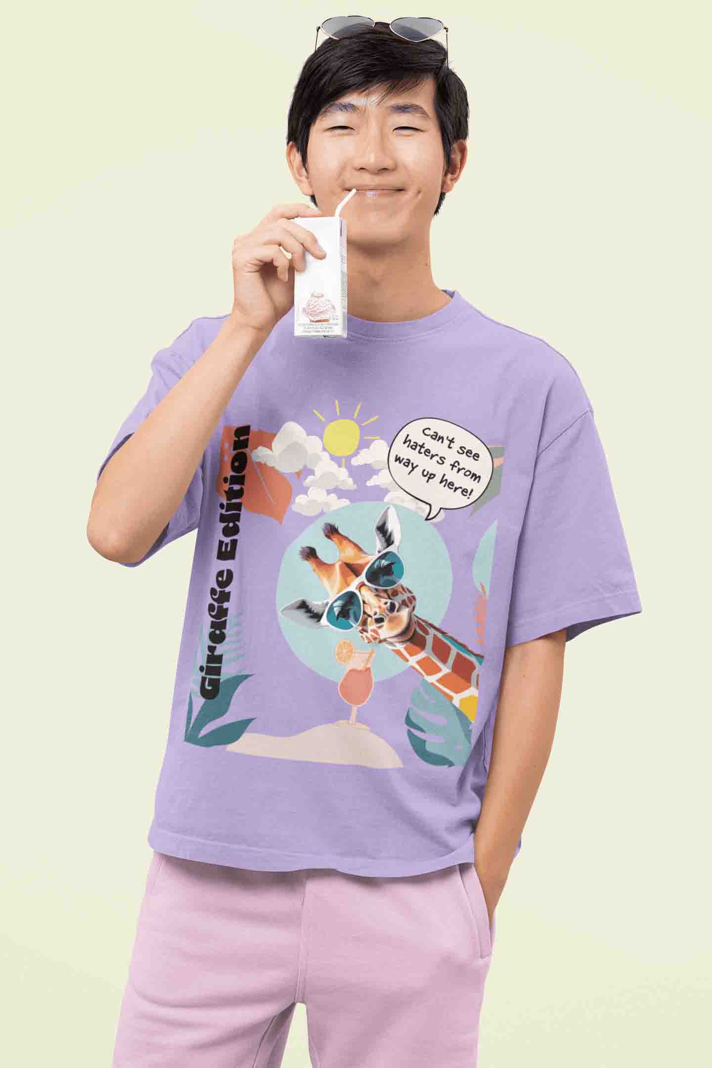 Giraffe Edition Oversized T-Shirt | The OddBall Wagon image 2