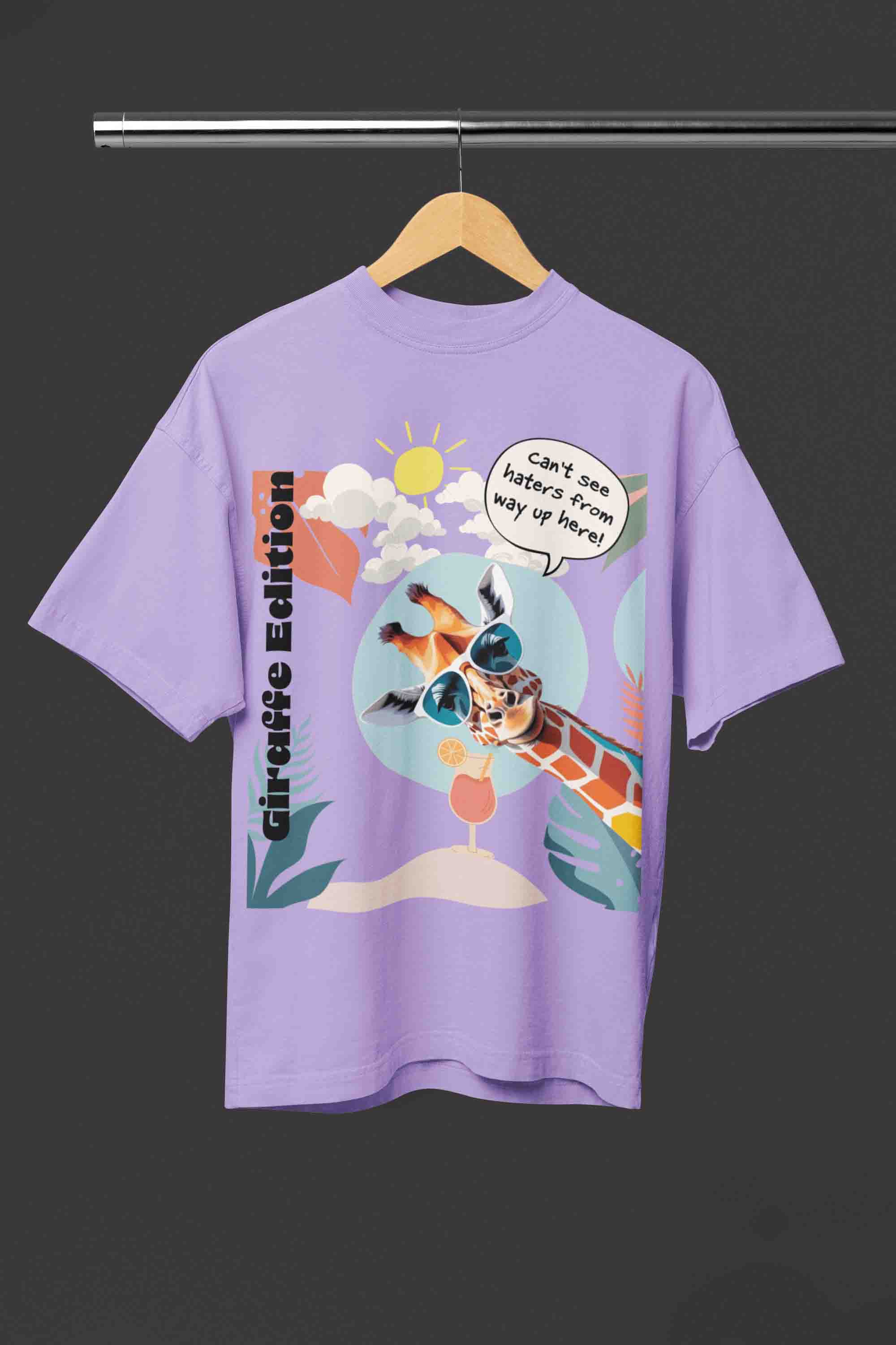 Giraffe Edition Oversized T-Shirt | The OddBall Wagon image 7