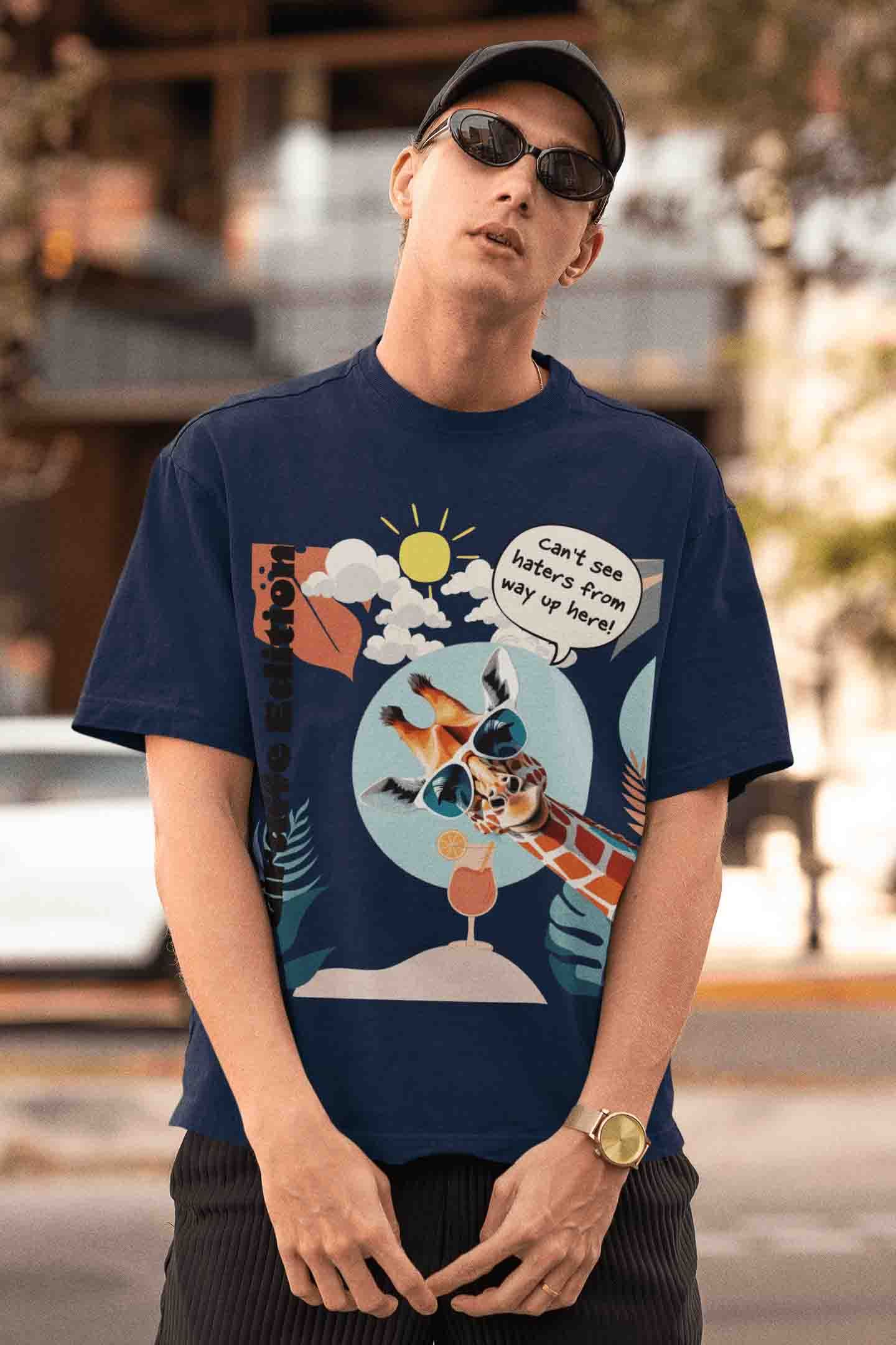 Giraffe Edition Oversized T-Shirt | The OddBall Wagon image 3