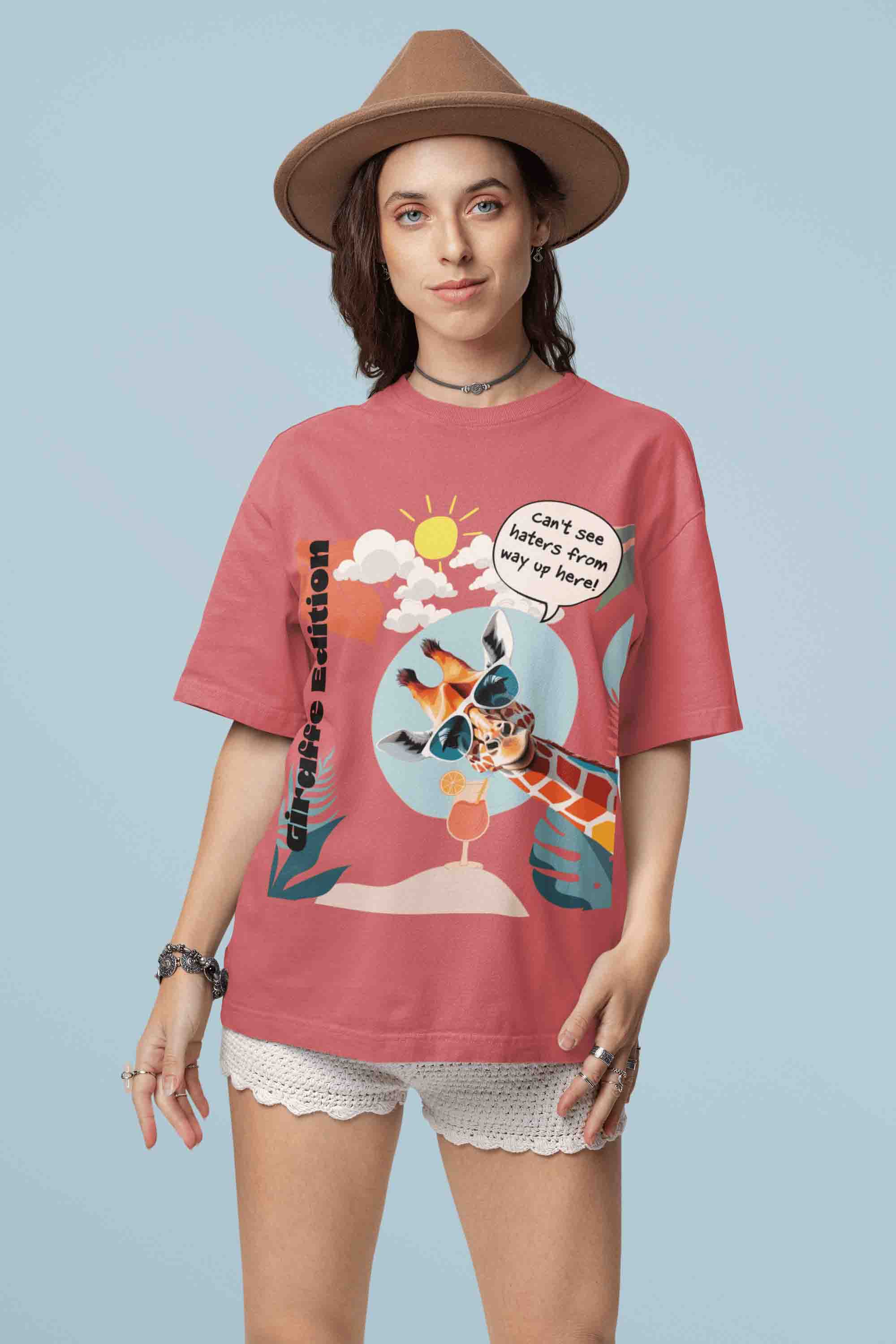 Giraffe Edition Oversized T-Shirt | The OddBall Wagon image 2