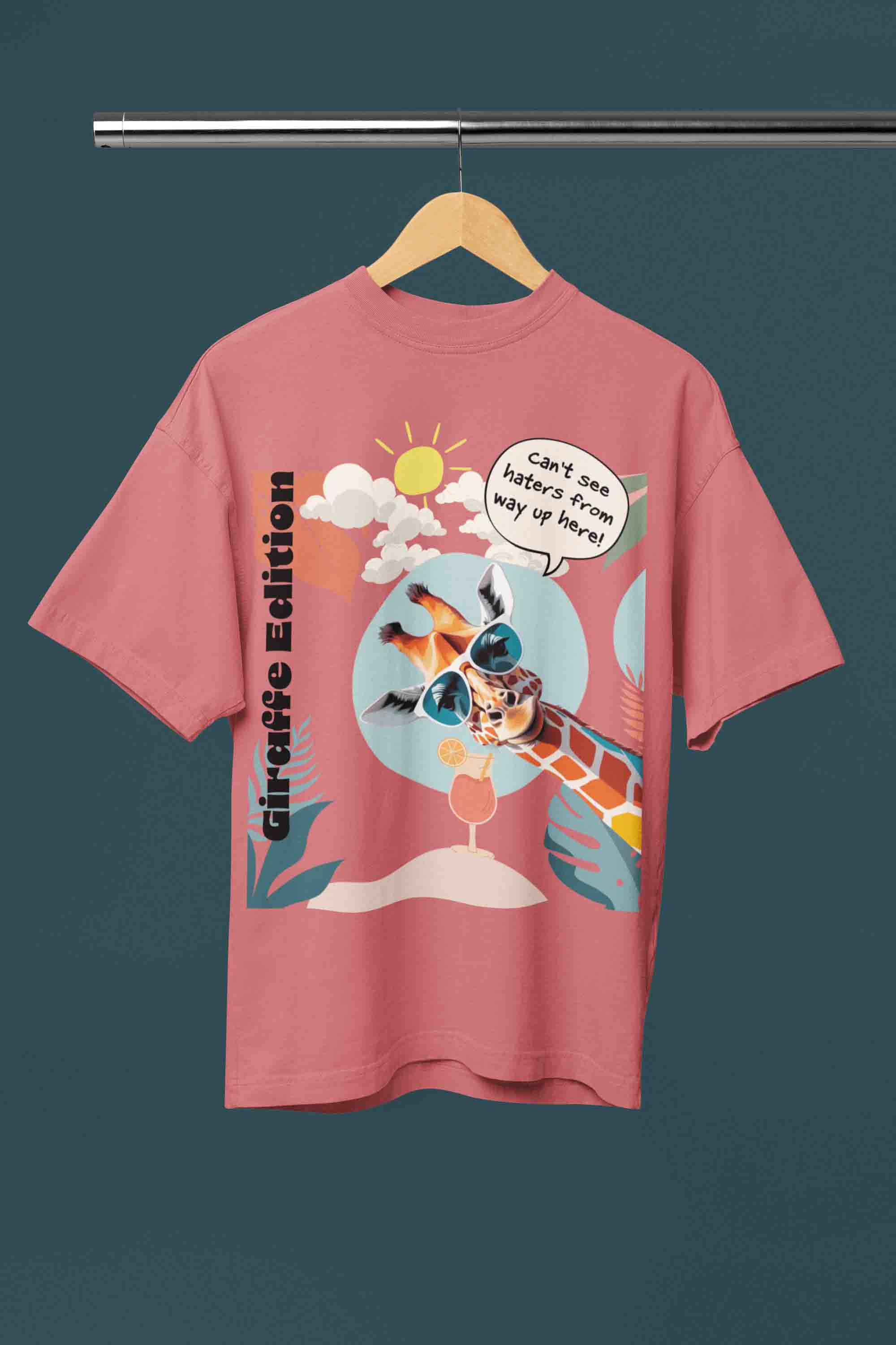 Giraffe Edition Oversized T-Shirt | The OddBall Wagon image 7