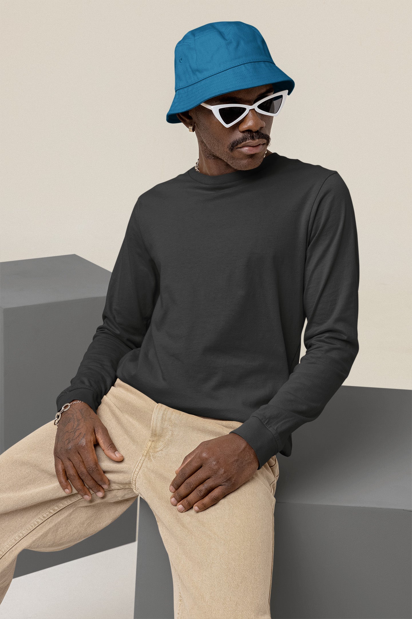 Men's Classic Black Full Sleeves | The OddBall Wagon image 2