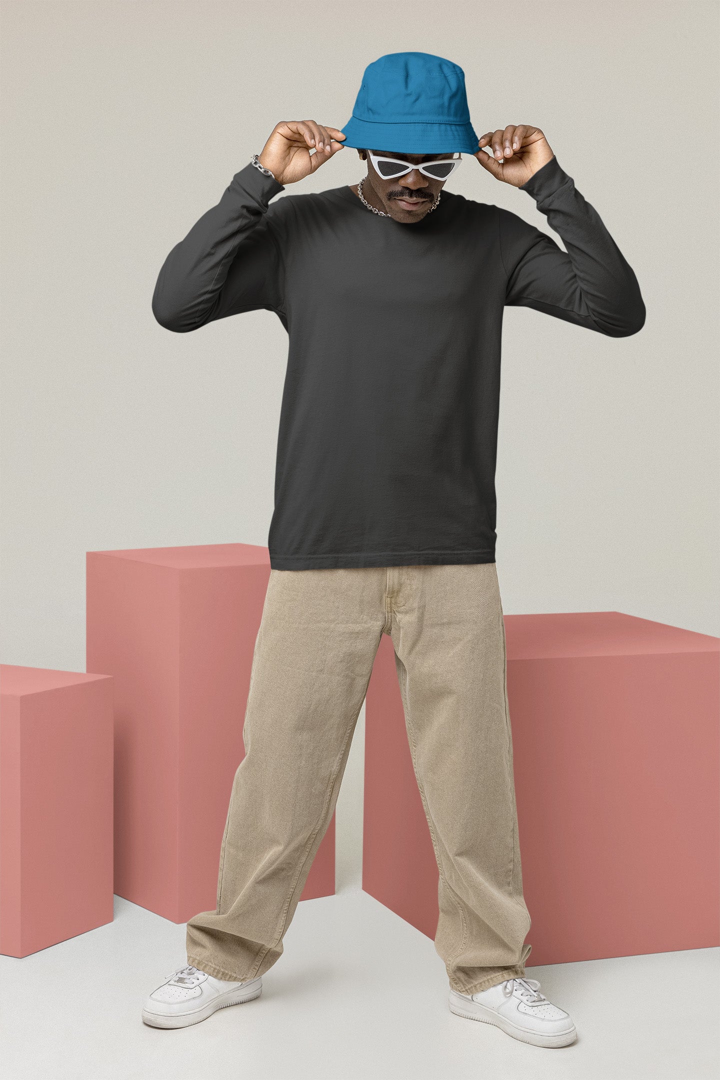 Men's Classic Black Full Sleeves | The OddBall Wagon image 3