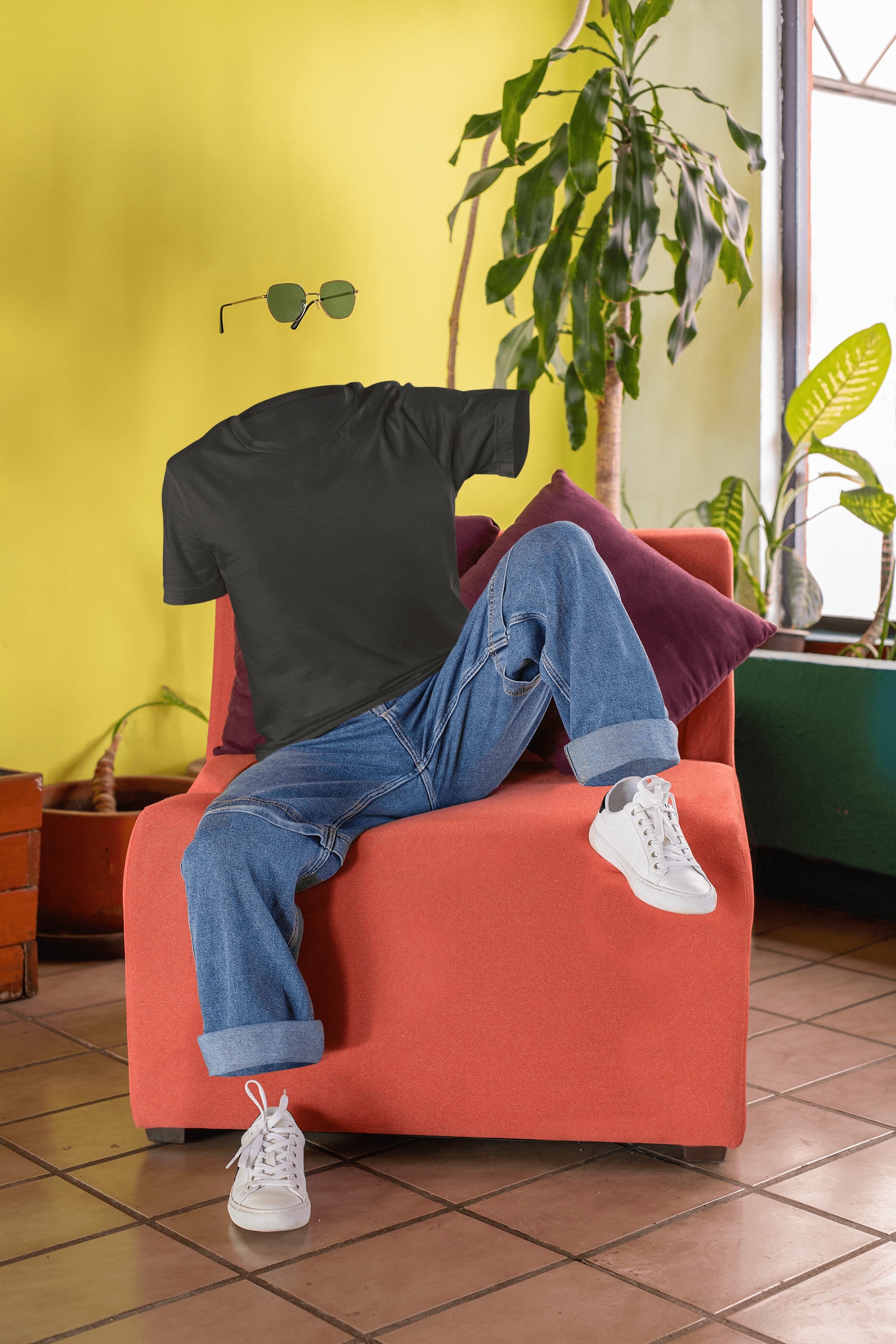 Men's Classic Fit T-Shirt - Black | The OddBall Wagon image 6