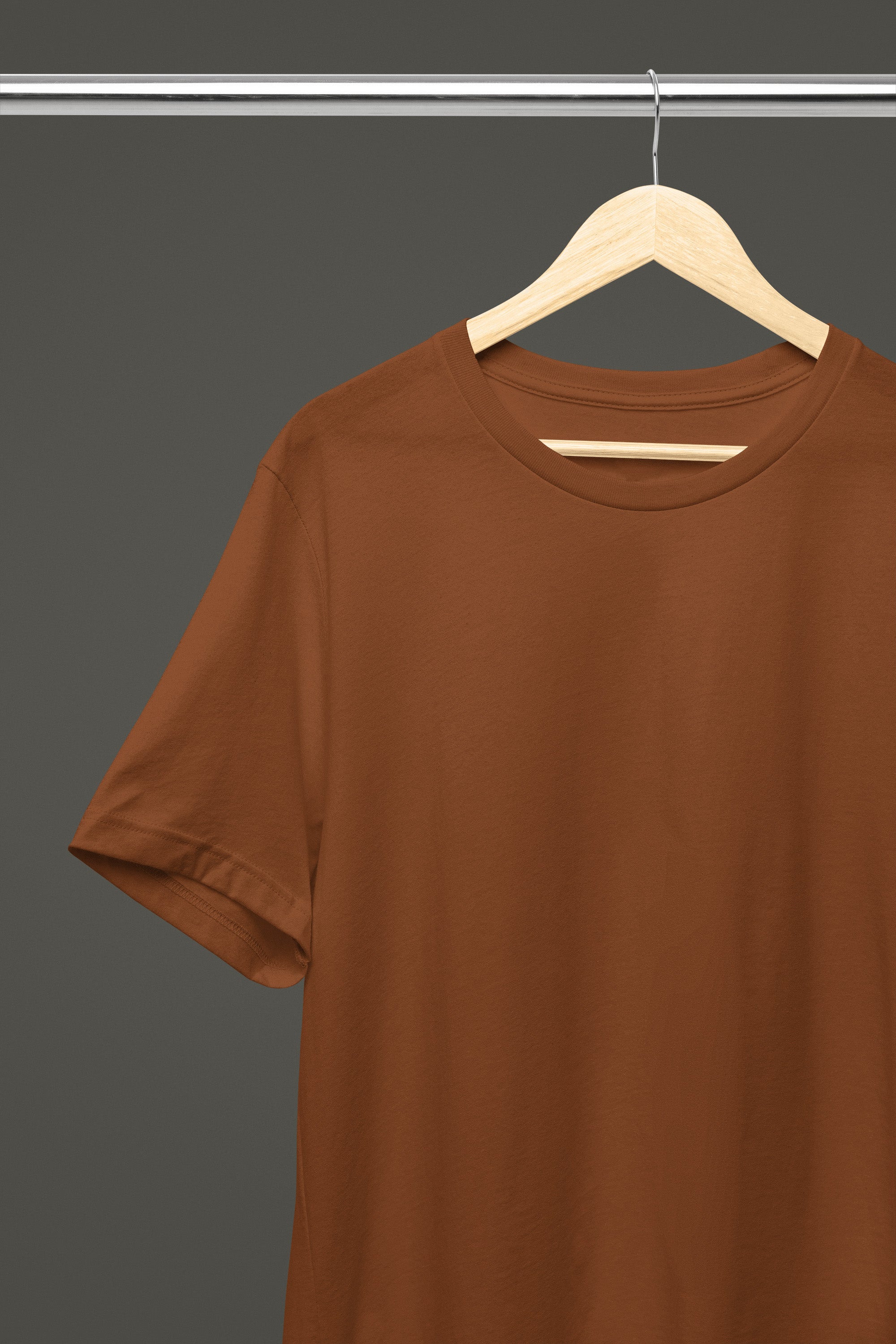 Men's Classic Fit T-Shirt - Coffee Brown | The OddBall Wagon image 6