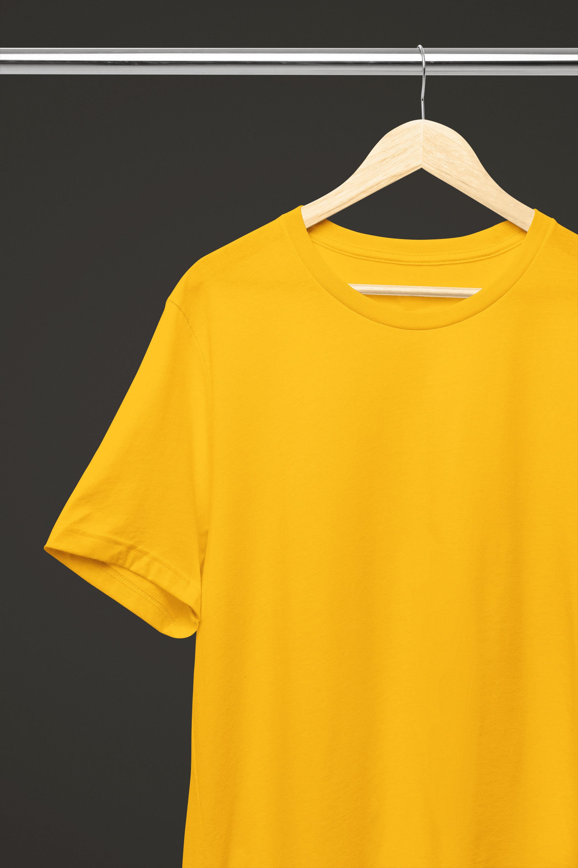 Men's Classic Fit T-Shirt - Golden Yellow | The OddBall Wagon image 6