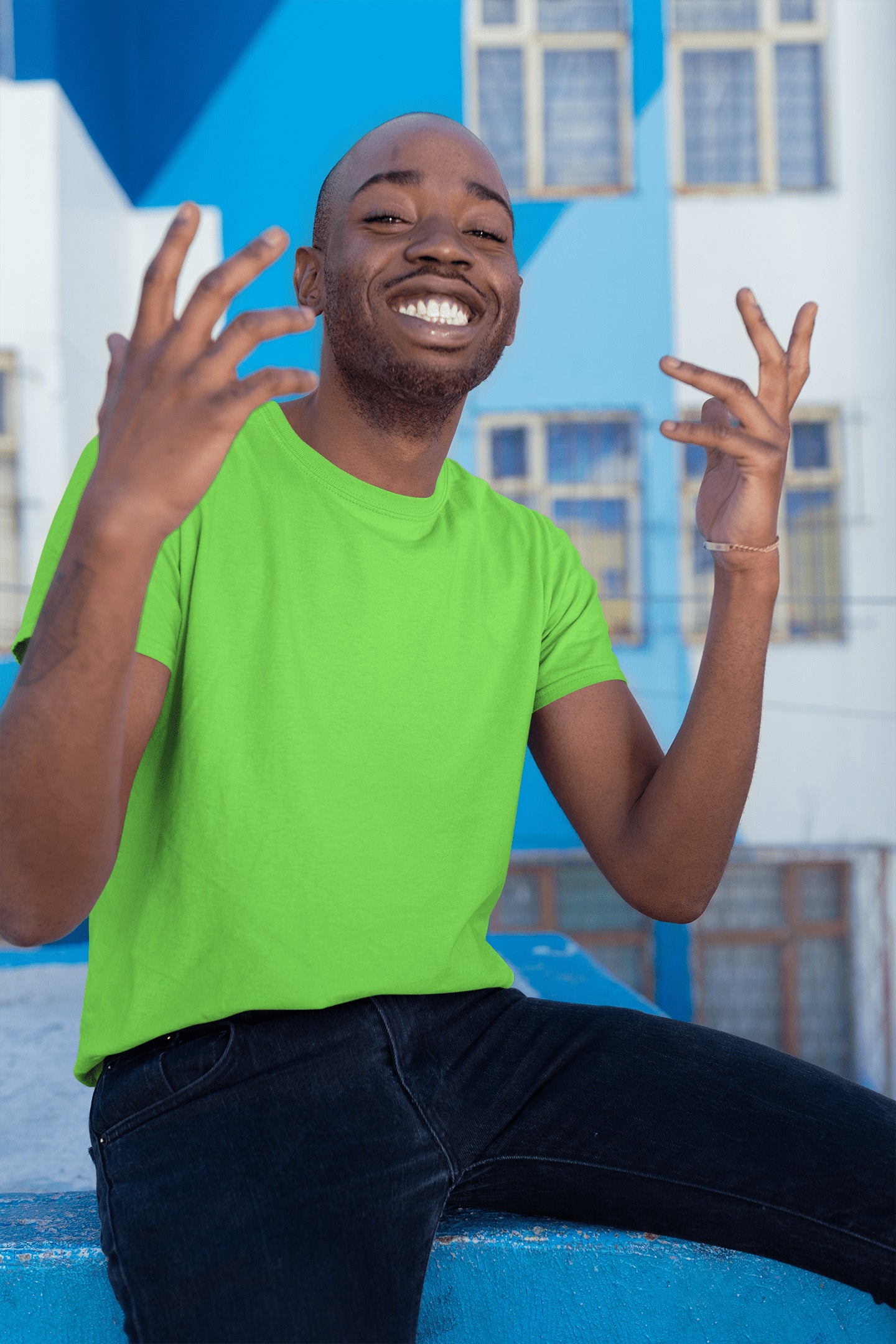 Men's Classic Fit T-Shirt - Liril Green | The OddBall Wagon image 4