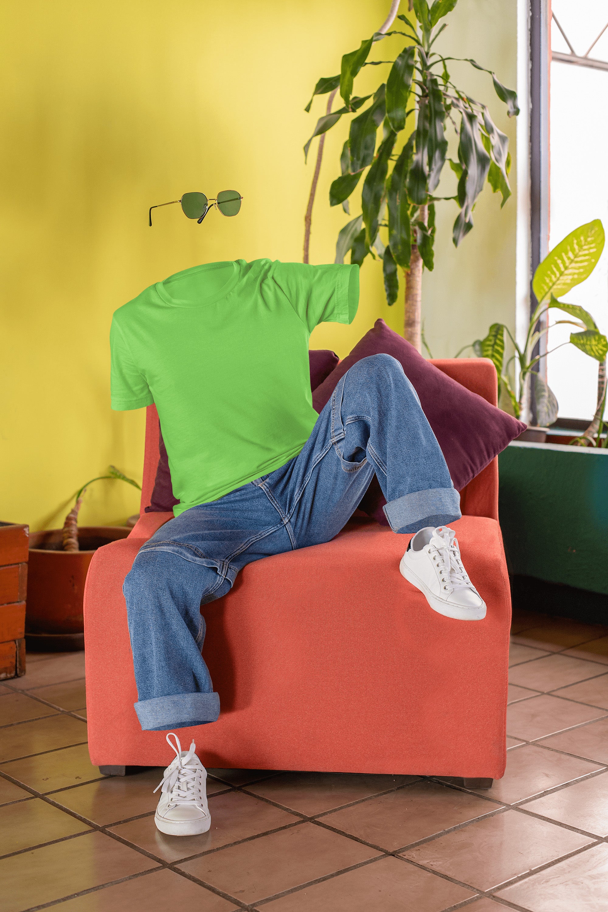 Men's Classic Fit T-Shirt - Liril Green | The OddBall Wagon image 5