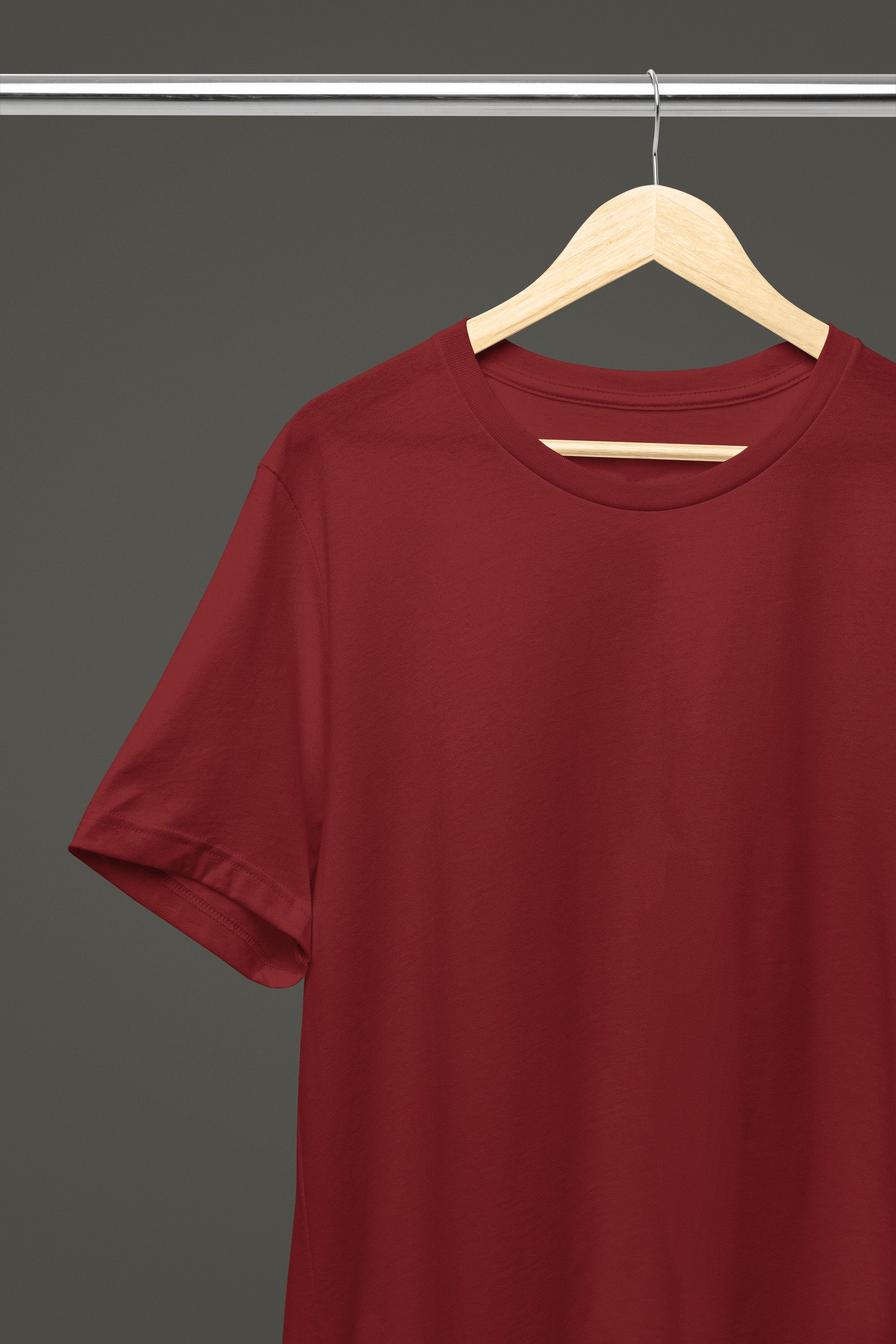 Men's Classic Fit T-Shirt - Maroon | The OddBall Wagon image 6