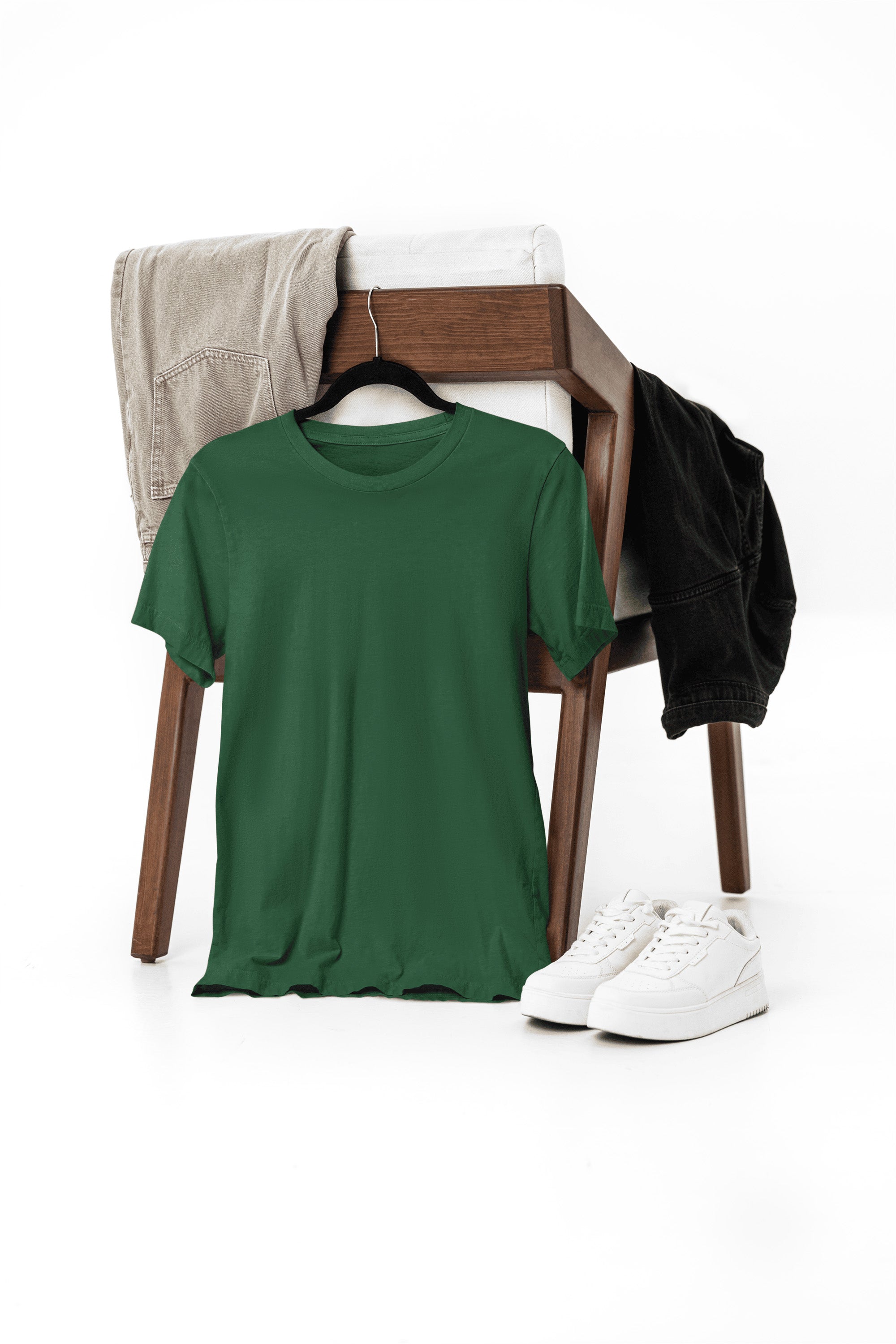 Men's Classic Fit T-Shirt - Olive Green | The OddBall Wagon image 5