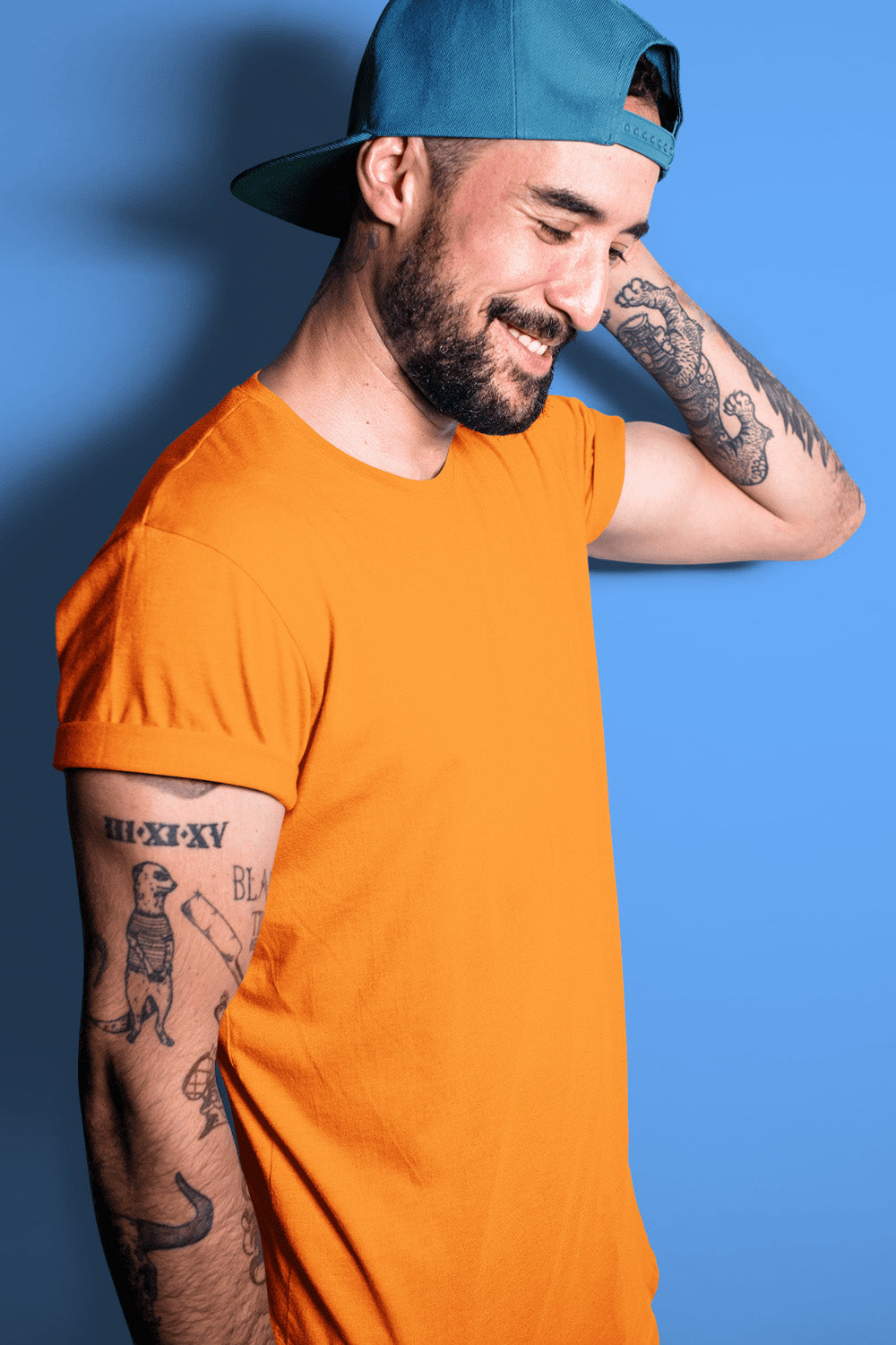 Men's Classic Fit T-Shirt - Orange | The OddBall Wagon image 2