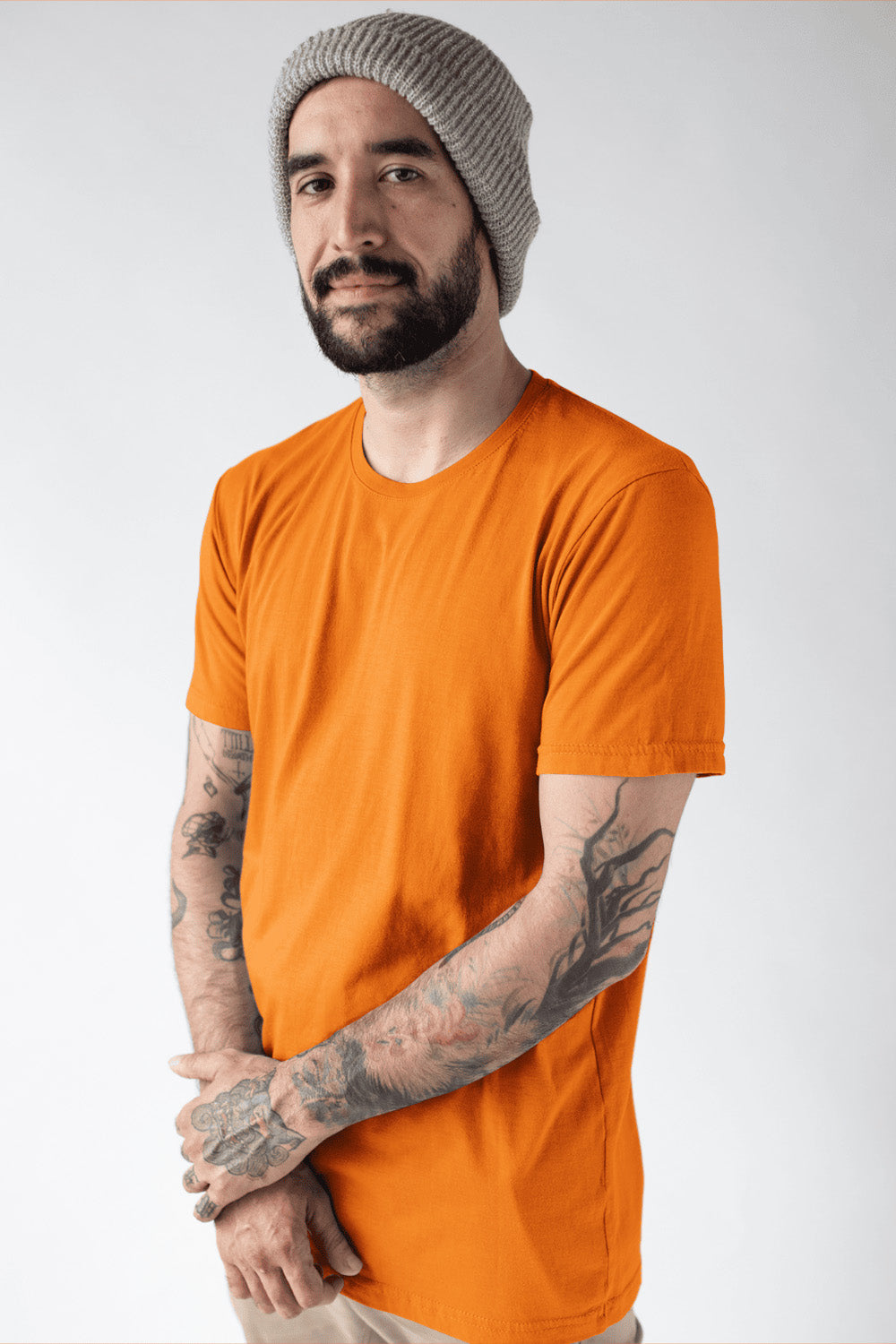 Men's Classic Fit T-Shirt - Orange | The OddBall Wagon image 3