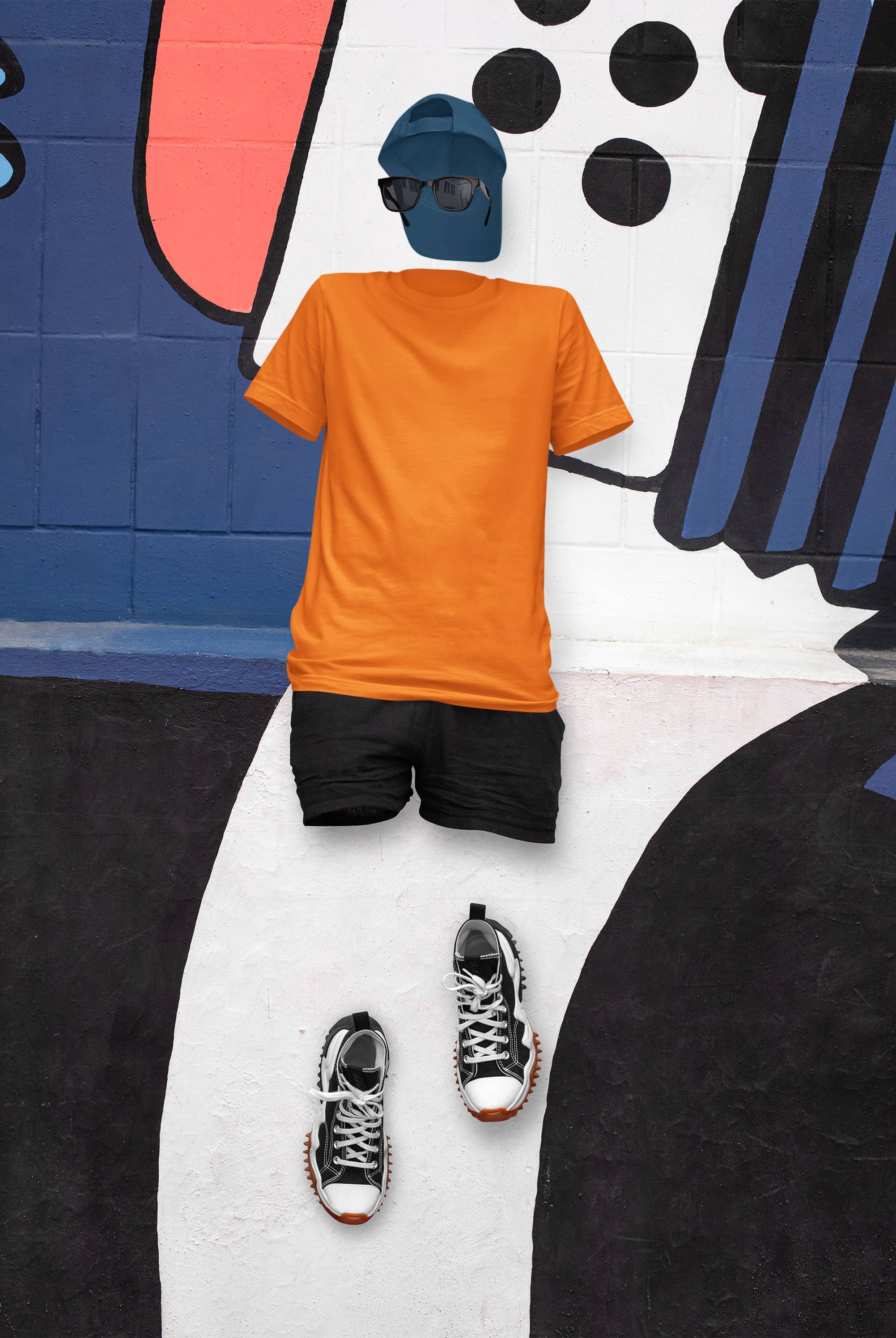 Men's Classic Fit T-Shirt - Orange | The OddBall Wagon image 5