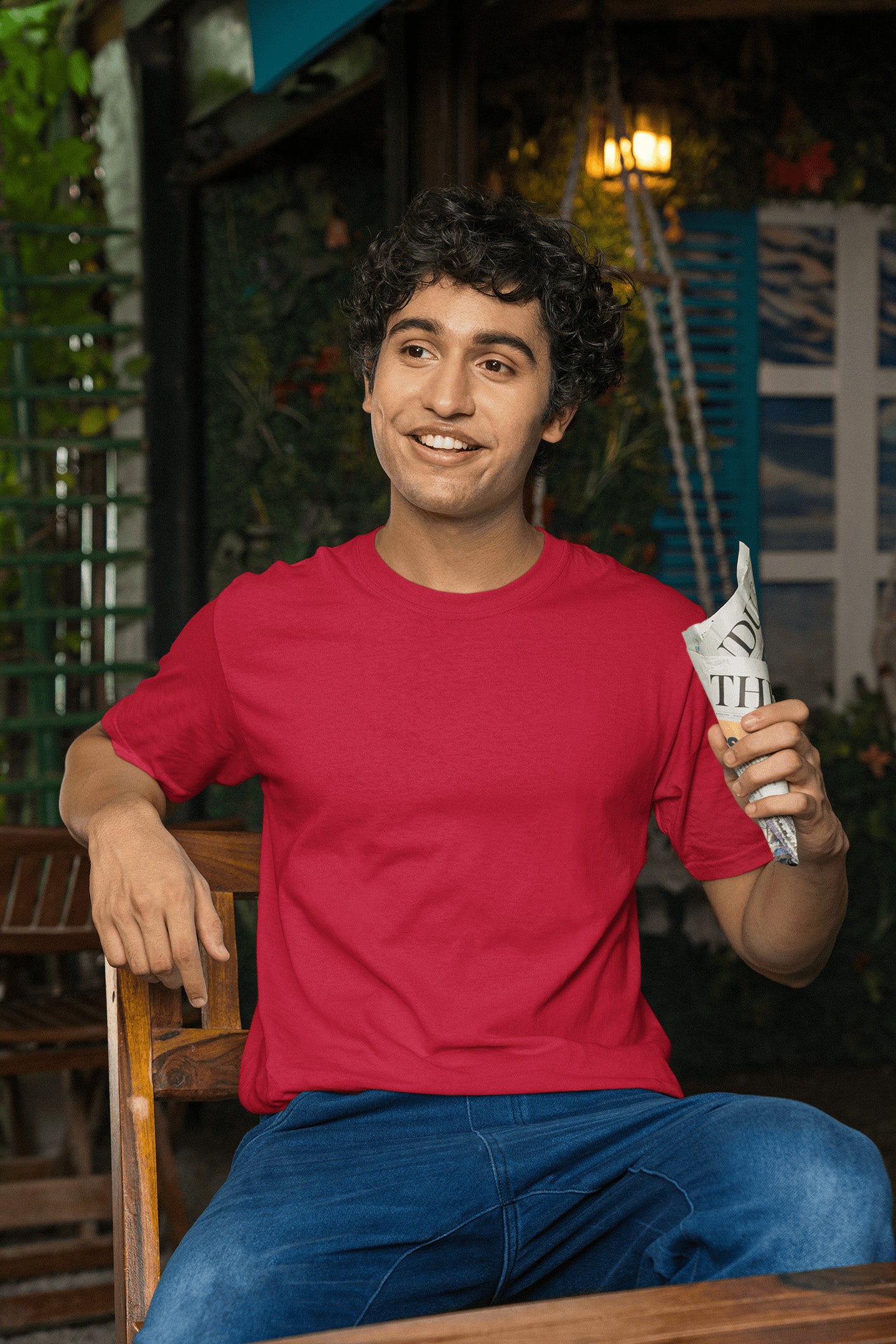 Men's Classic Fit T-Shirt - Red | The OddBall Wagon image 3