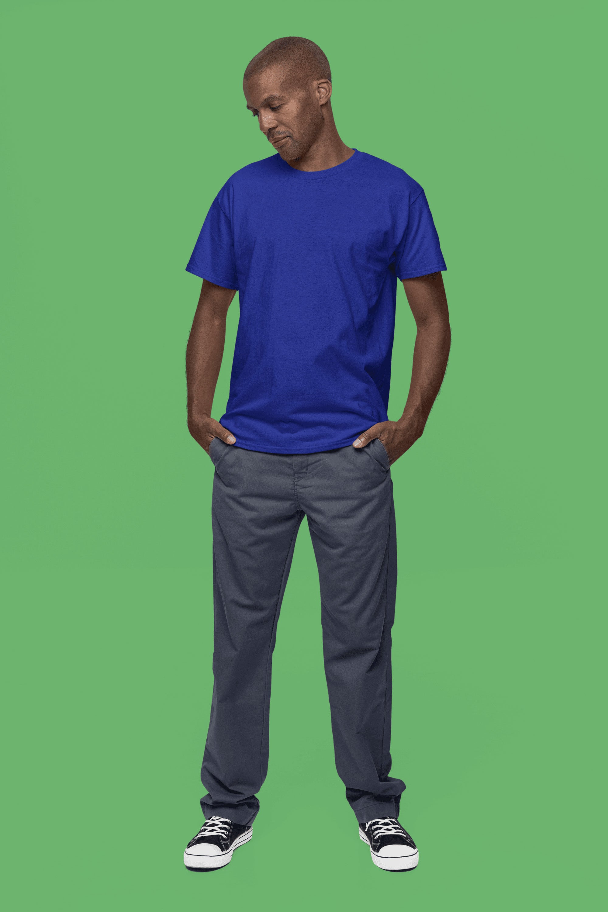 Men's Classic Fit T-Shirt - Royal Blue | The OddBall Wagon image 4