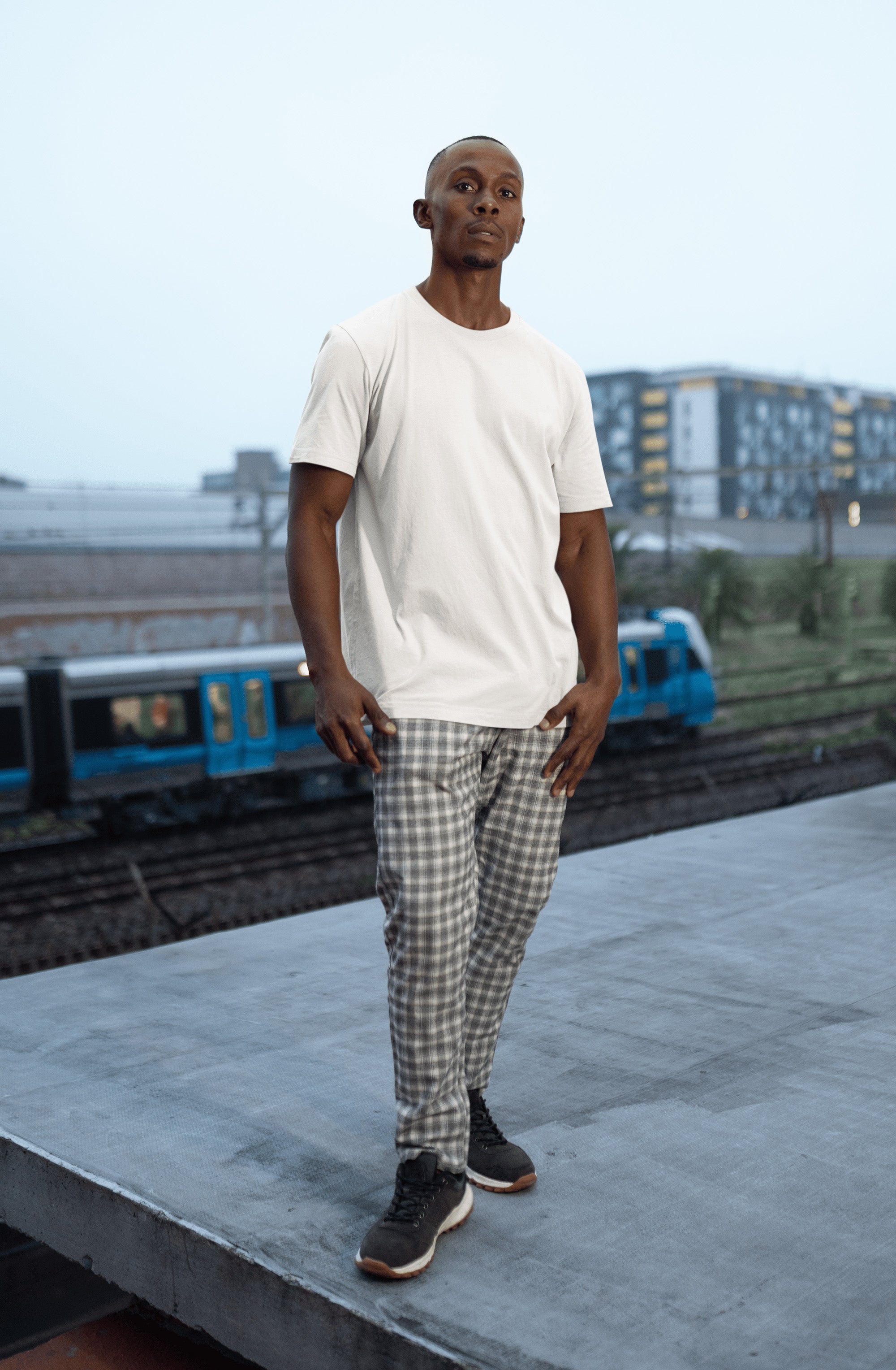 Men's Classic Fit T-Shirt - White | The OddBall Wagon image 4