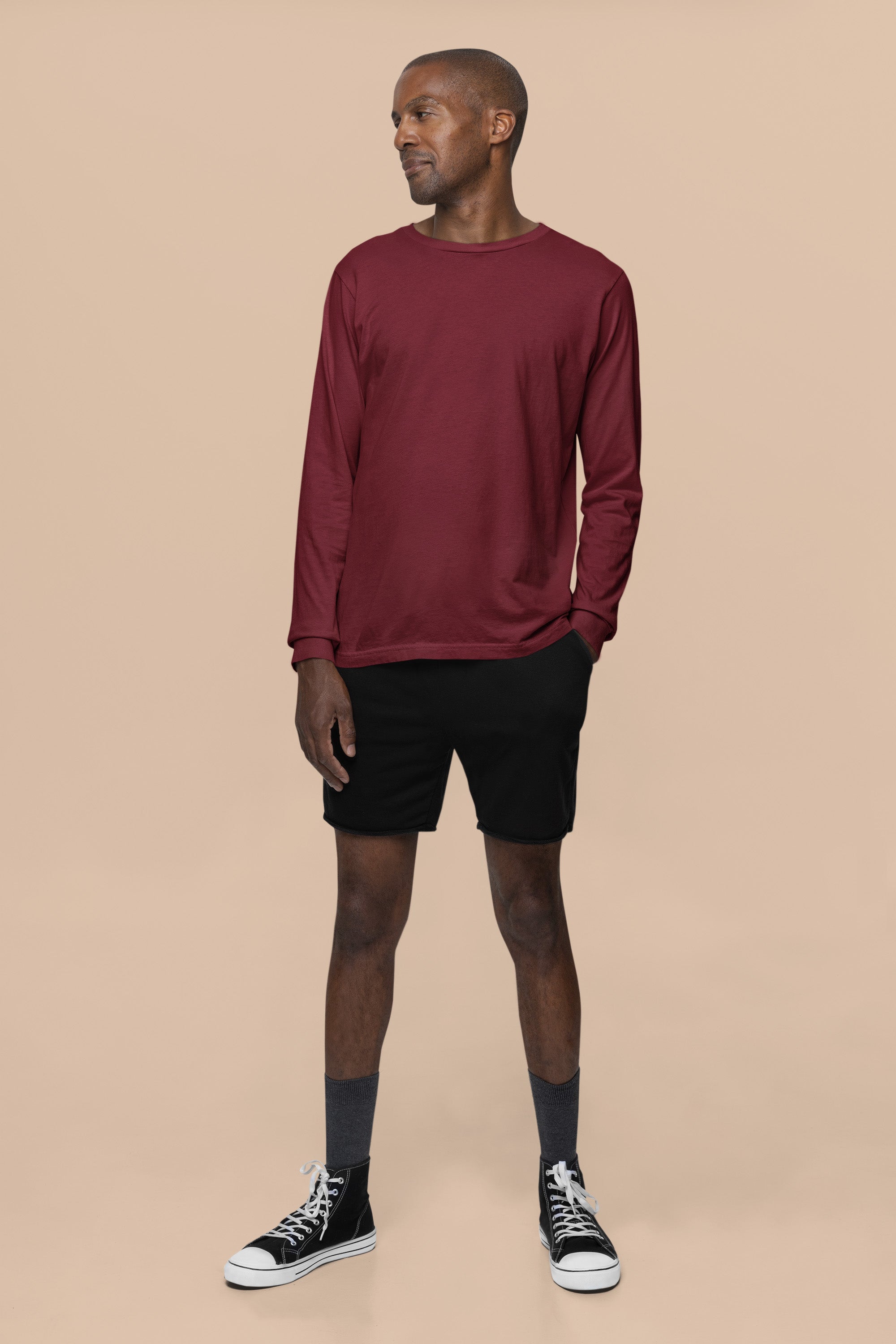 Men's Classic Maroon Full Sleeves | The OddBall Wagon image 2