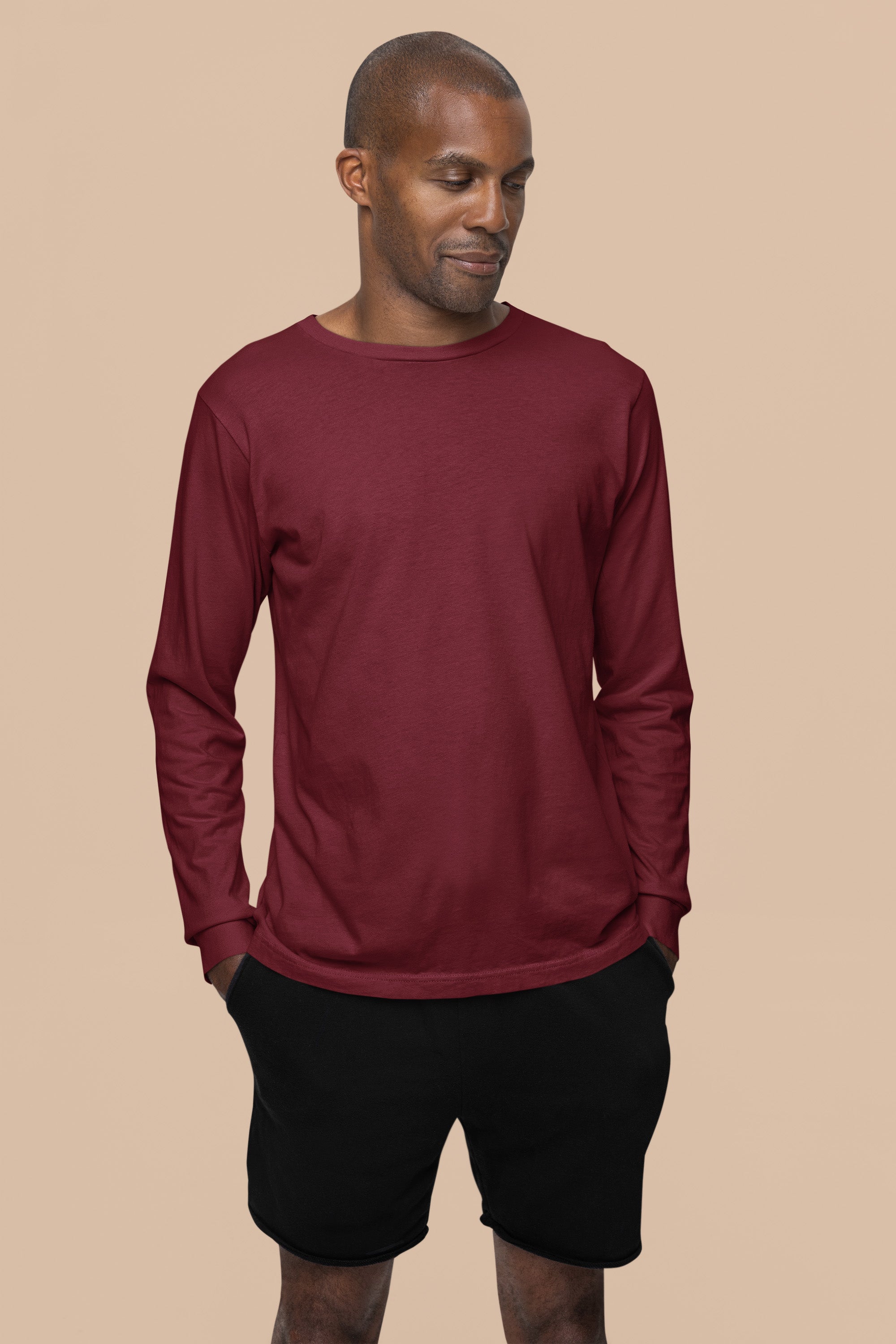 Men's Classic Maroon Full Sleeves | The OddBall Wagon image 3