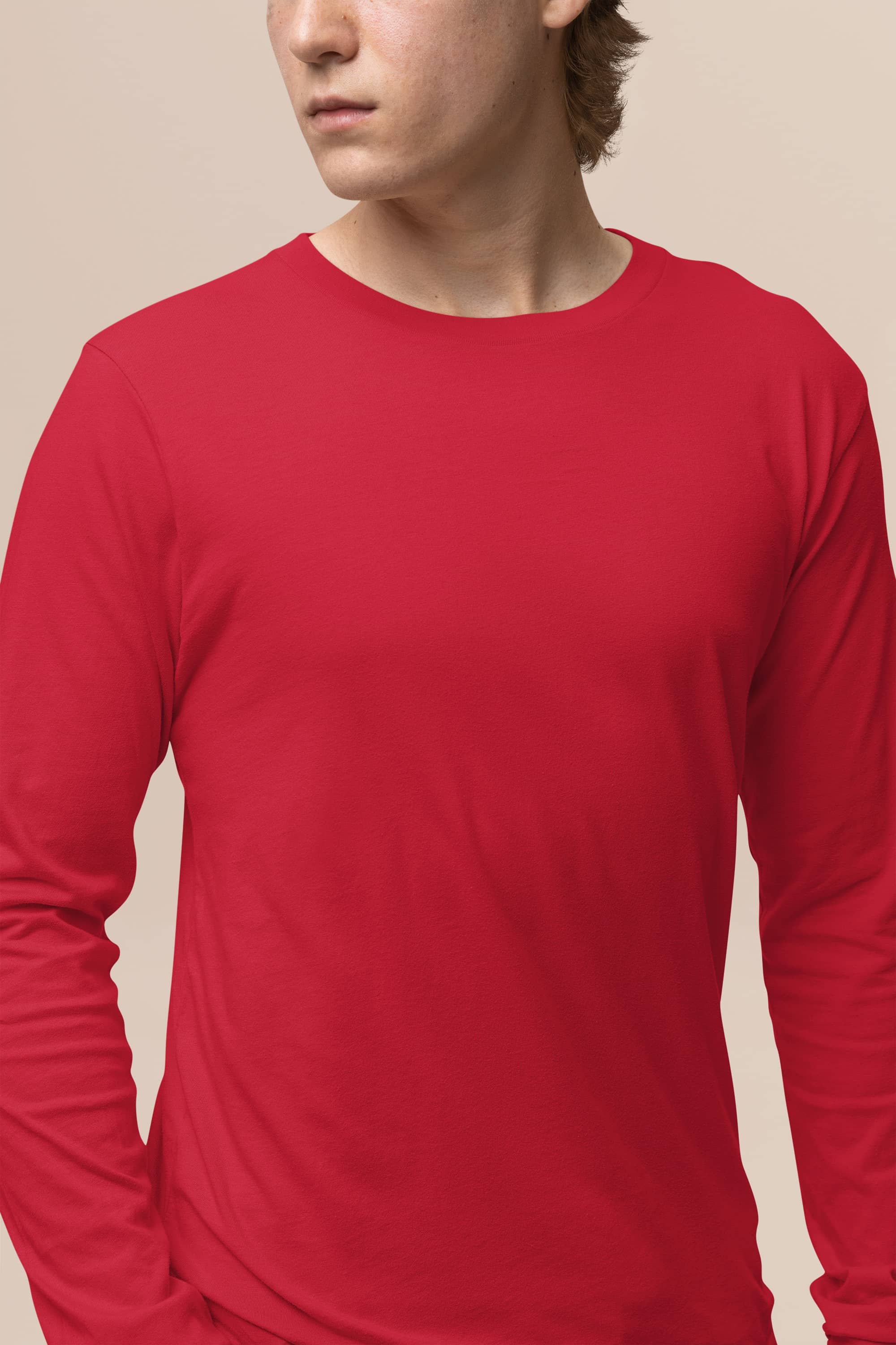 Men's Classic Red Full Sleeves | The OddBall Wagon image 3