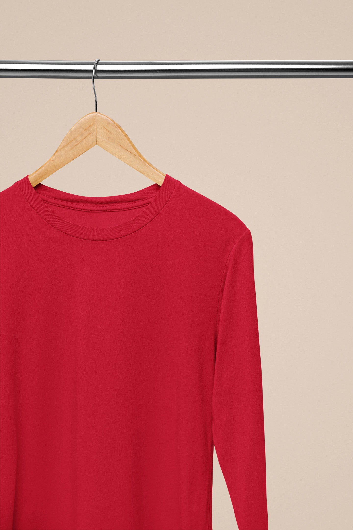 Men's Classic Red Full Sleeves | The OddBall Wagon image 5