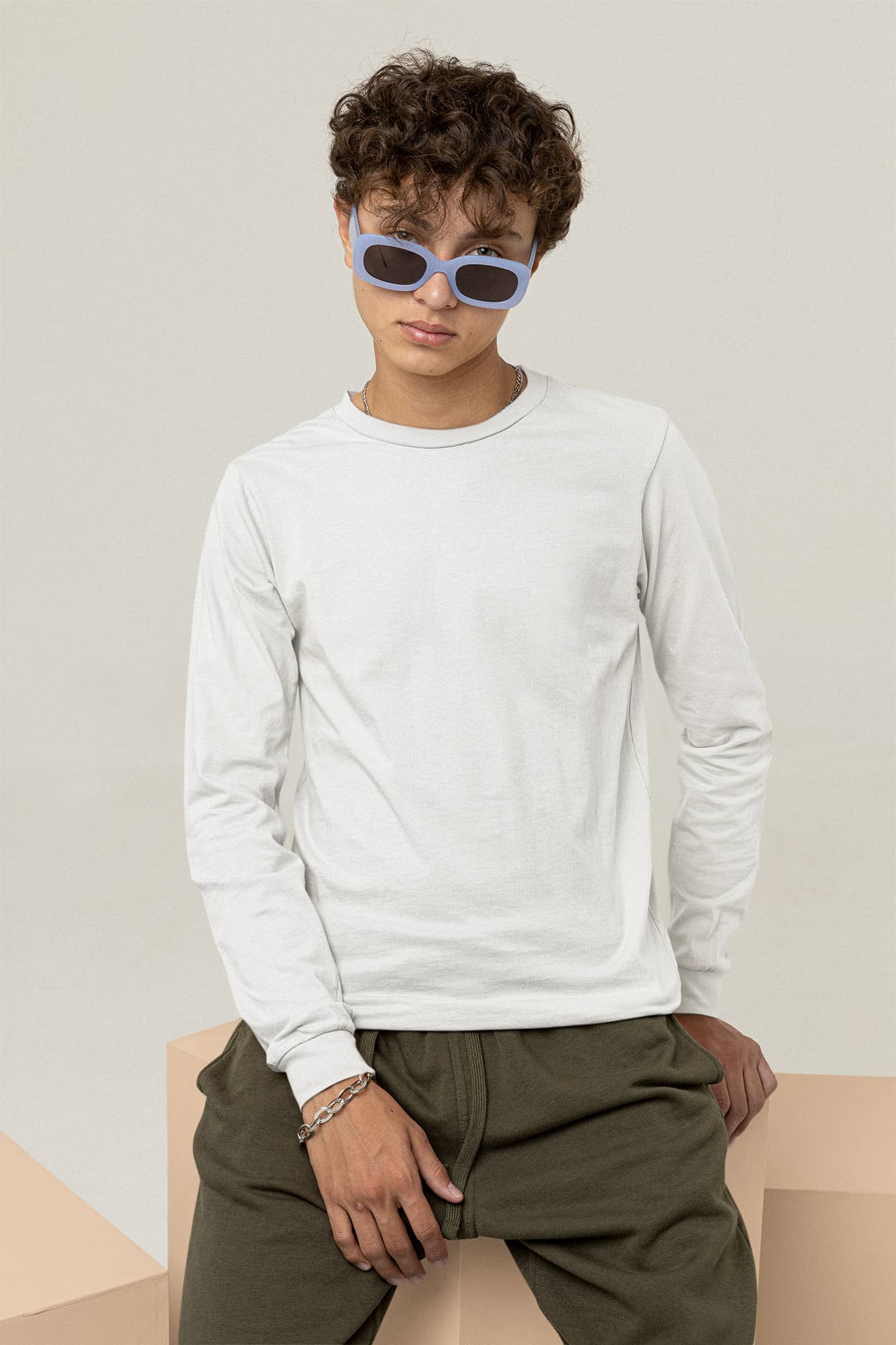 Men's Classic White Full Sleeves | The OddBall Wagon image 2