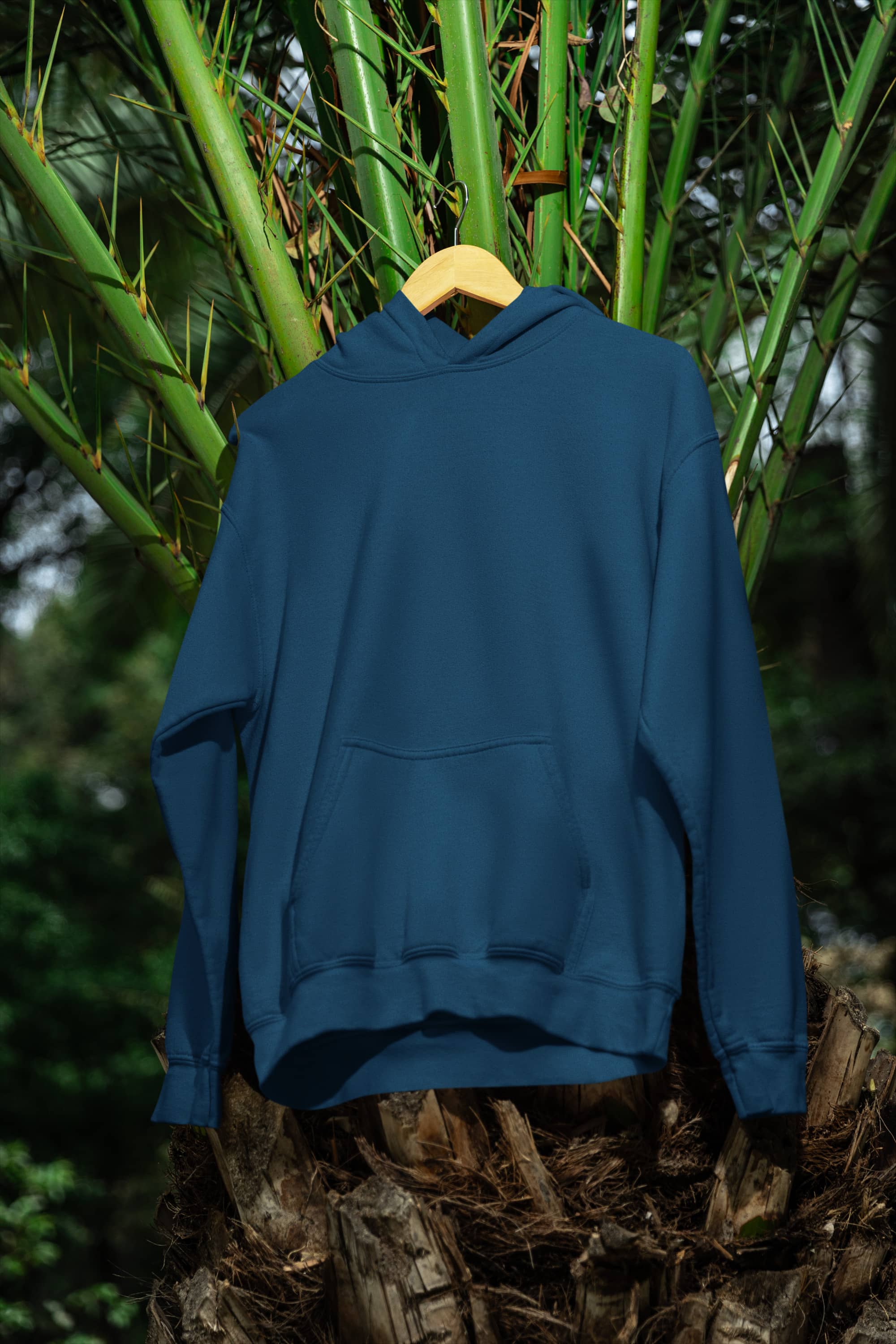 Men's Oversized Navy Blue Hoodie | The OddBall Wagon image 4
