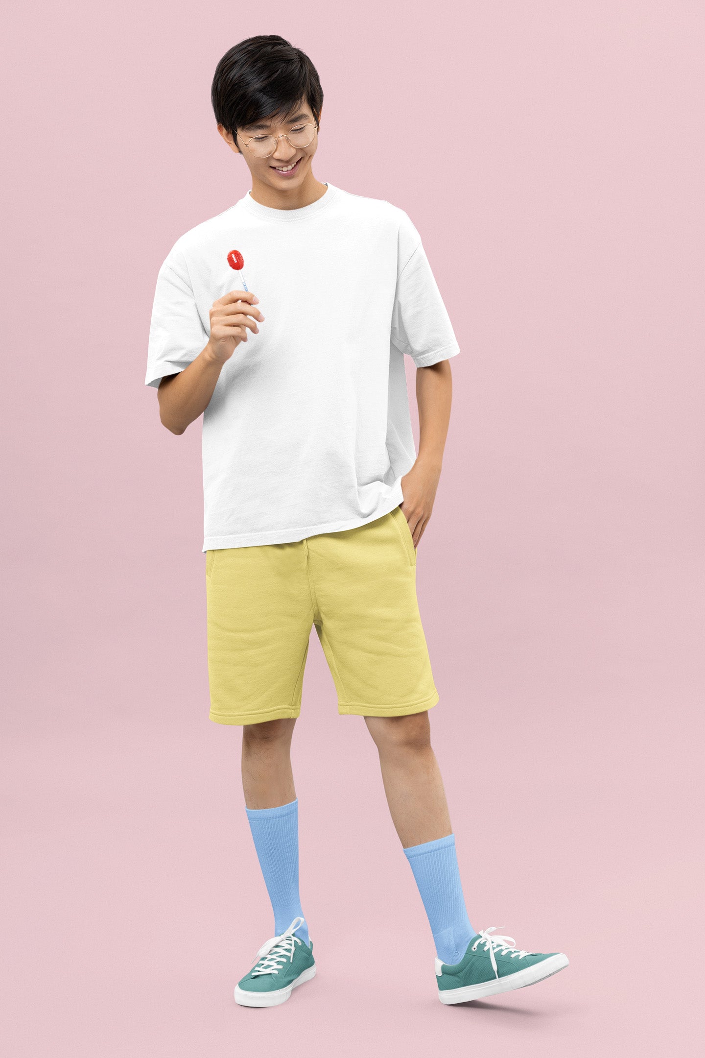 Men’s Oversized T-Shirt – White image 4