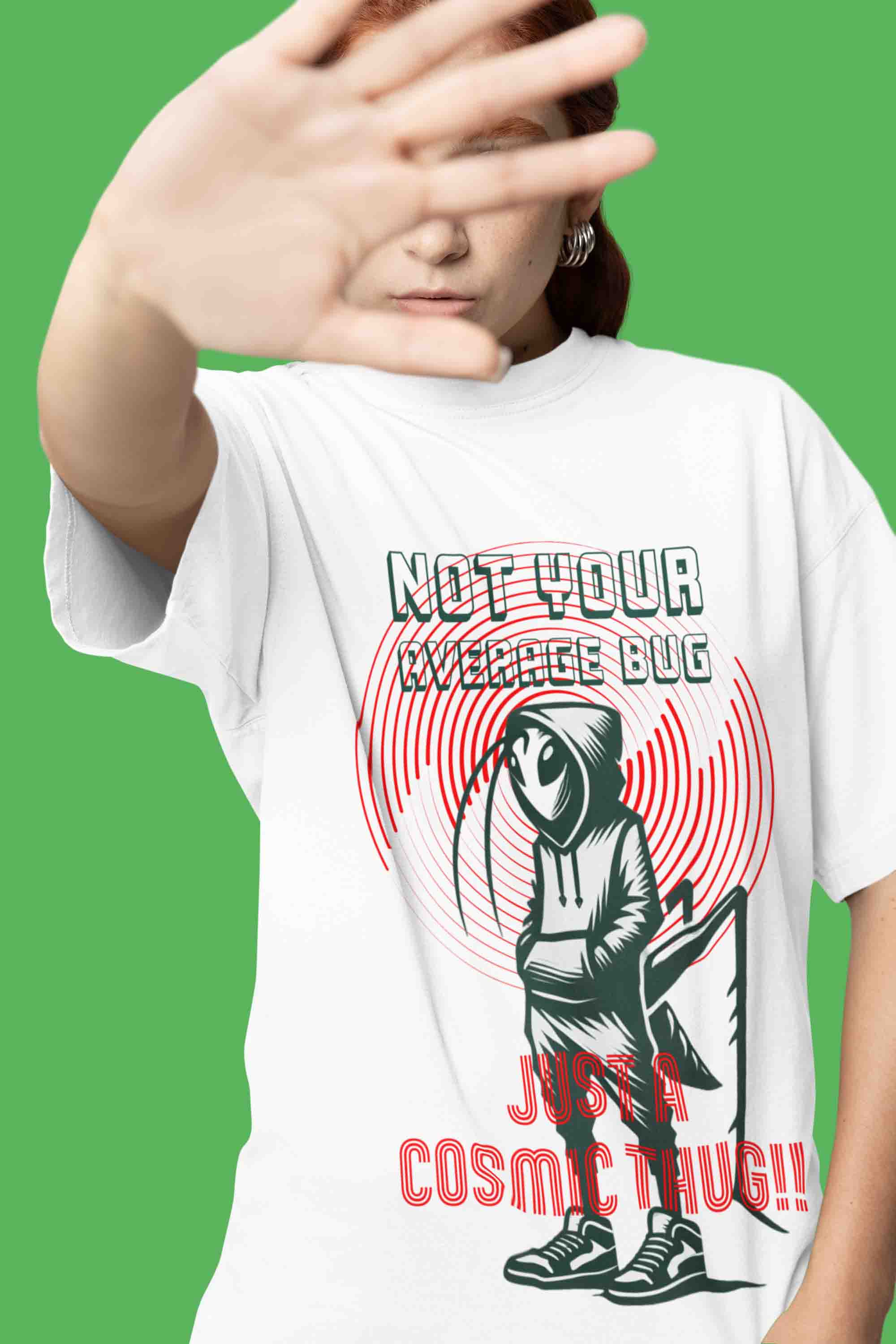 Not Your Average Bug Oversized T-Shirt | The OddBall Wagon image 4