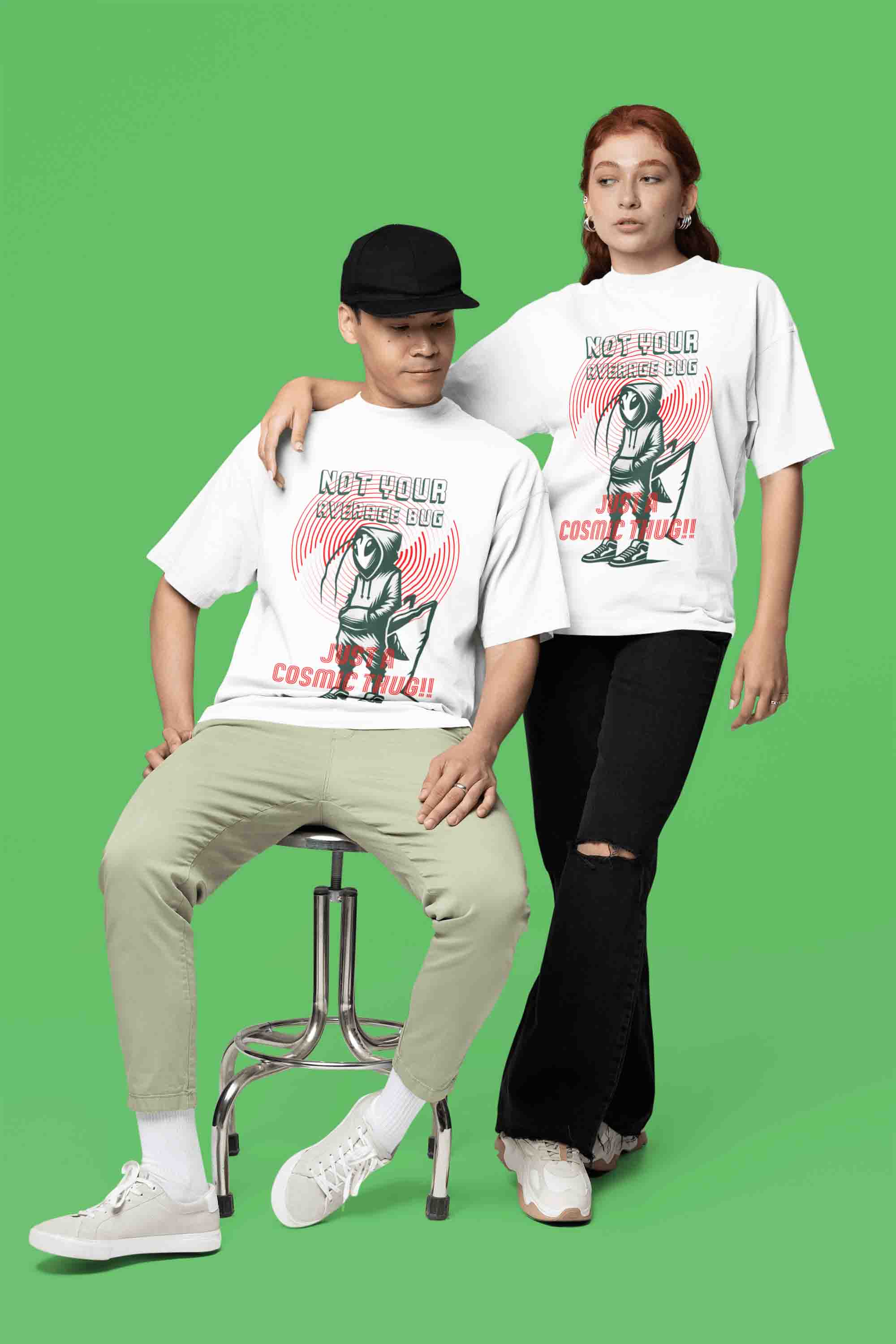 Not Your Average Bug Oversized T-Shirt | The OddBall Wagon image 6