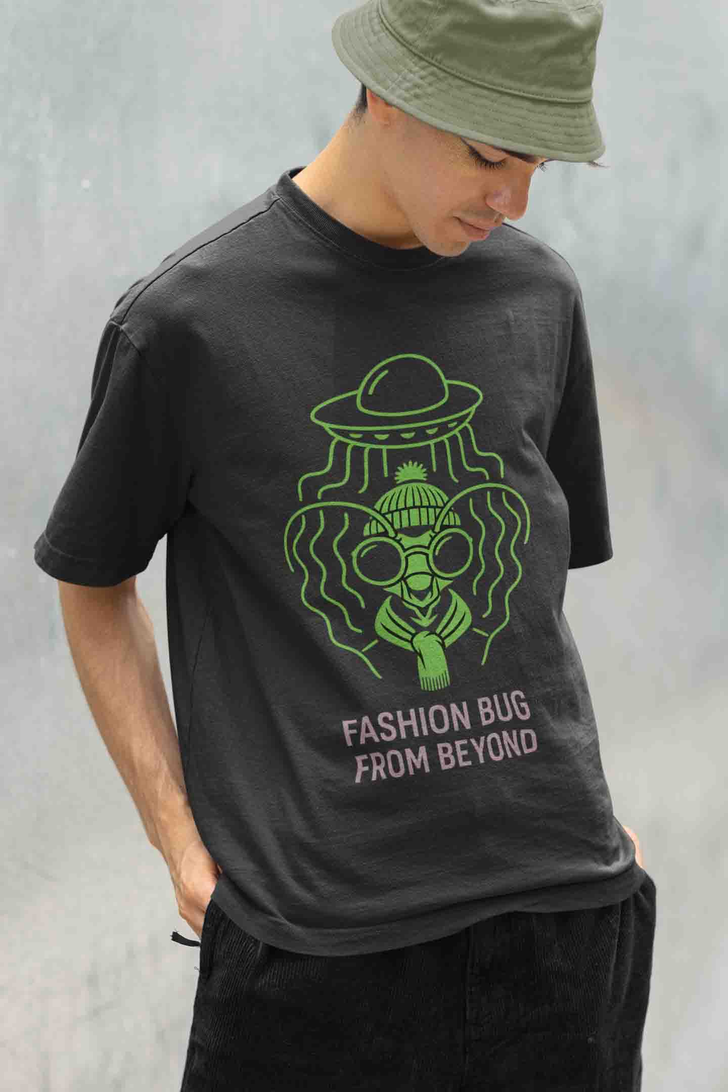 Fashion Bug From Beyond - Men Oversized Tee image 2
