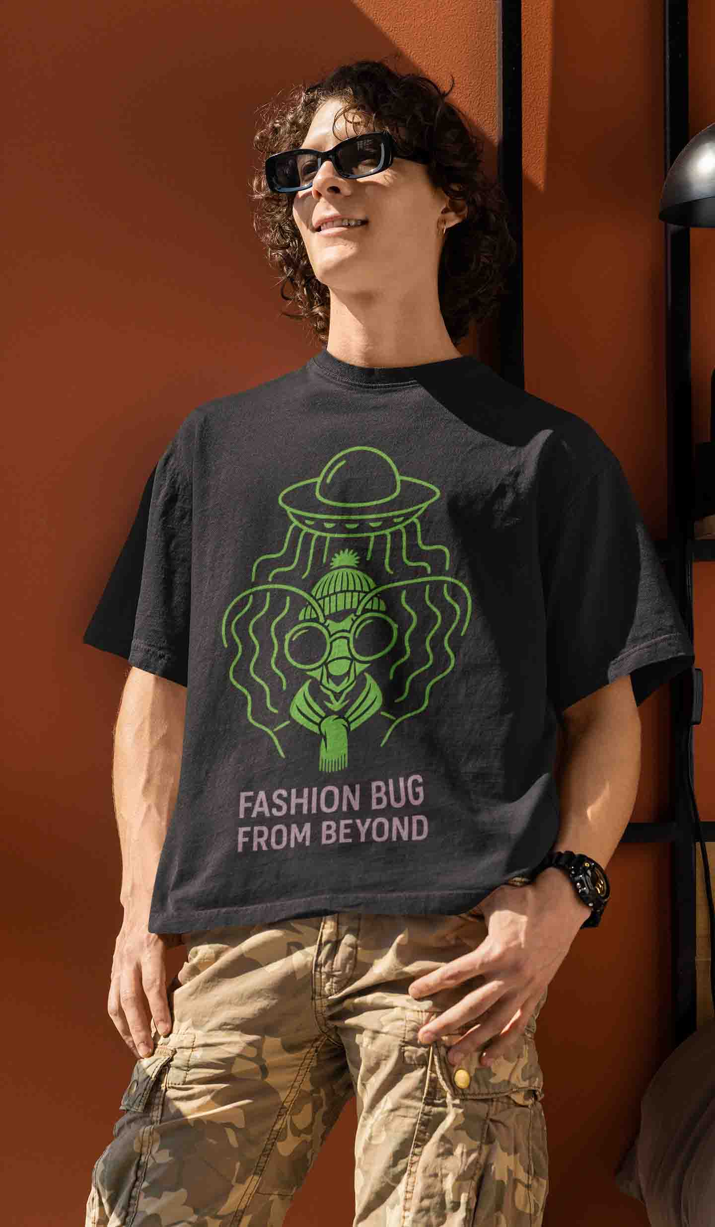 Fashion Bug From Beyond - Men Oversized Tee image 3