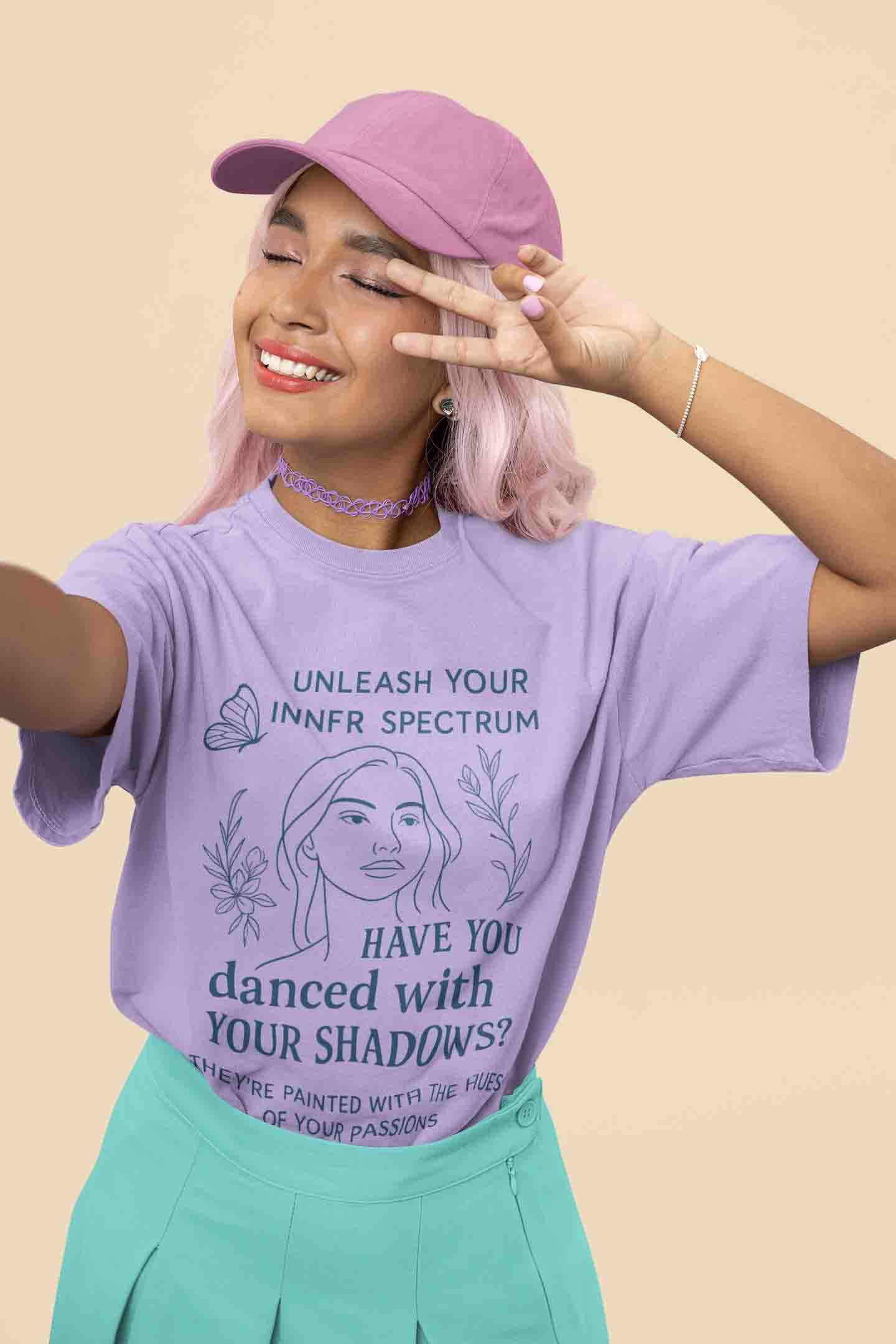 Unleash Your Inner Spectrum - Women Oversized Tee image 2