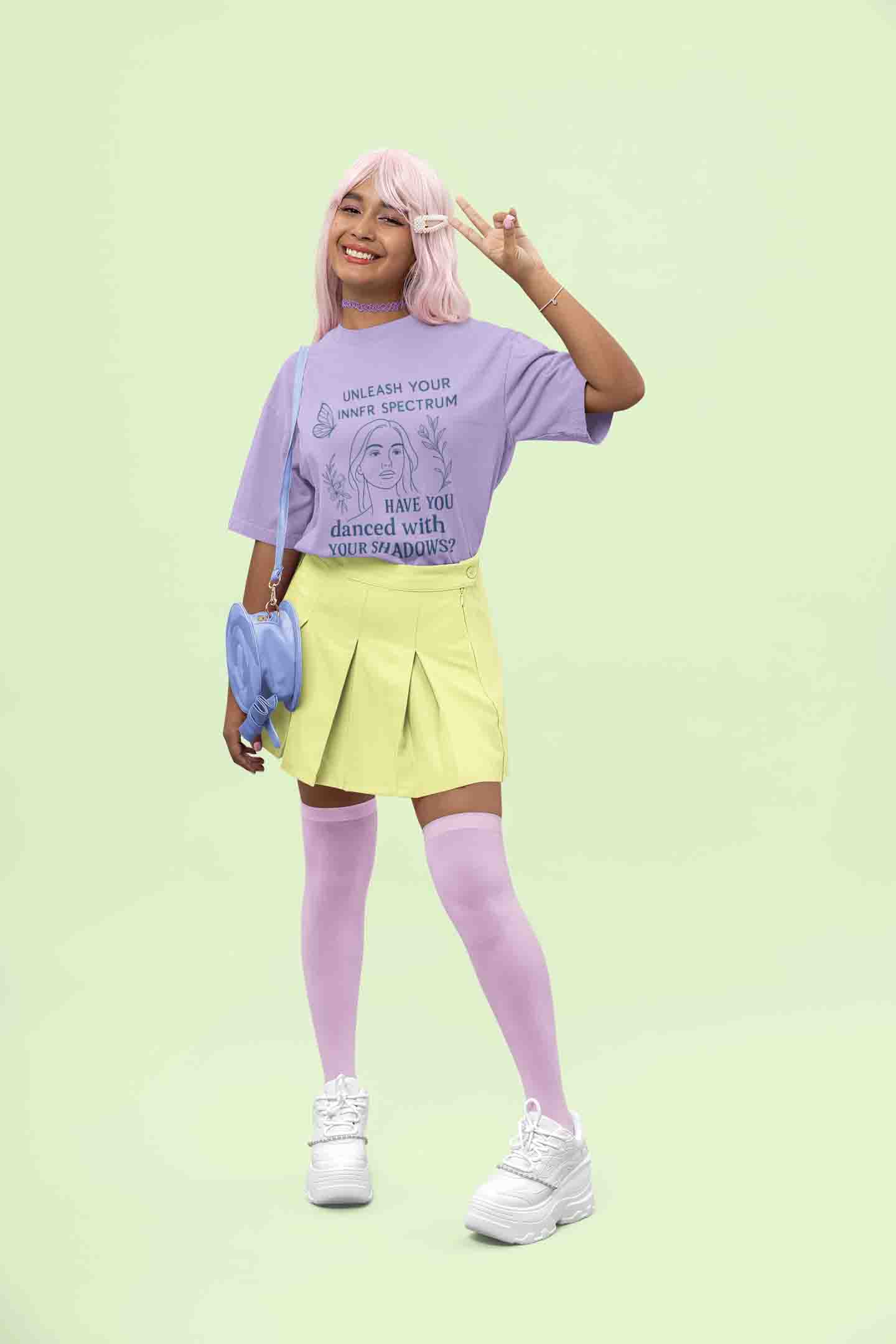 Unleash Your Inner Spectrum - Women Oversized Tee image 4