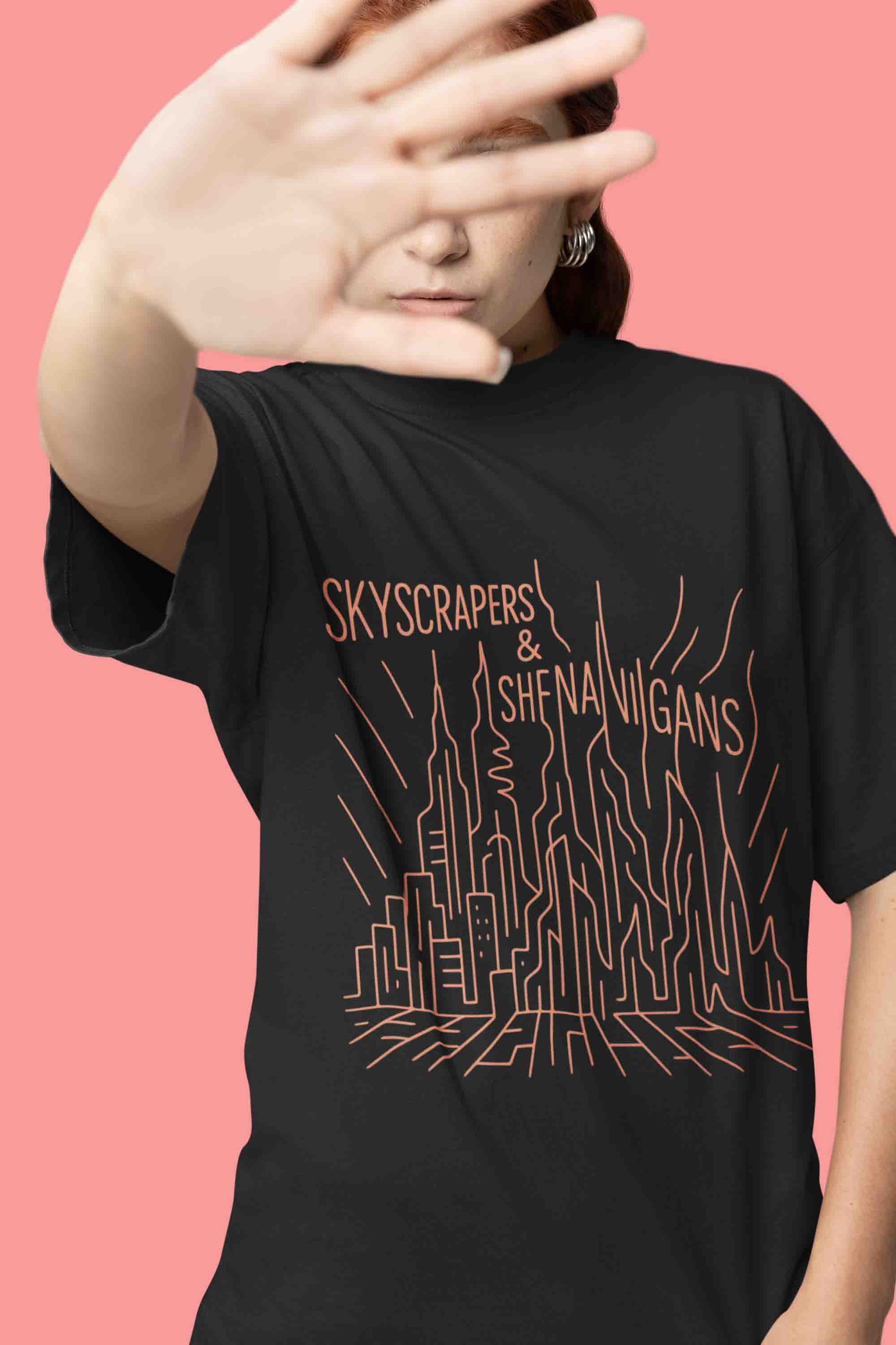 Skyscrapers & Shenanigans Women Oversized Tee image 2
