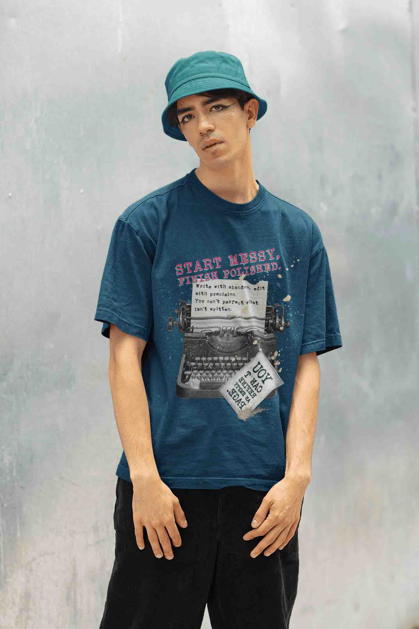 Start Messy, Finish Polished Oversized T-Shirt | The OddBall Wagon